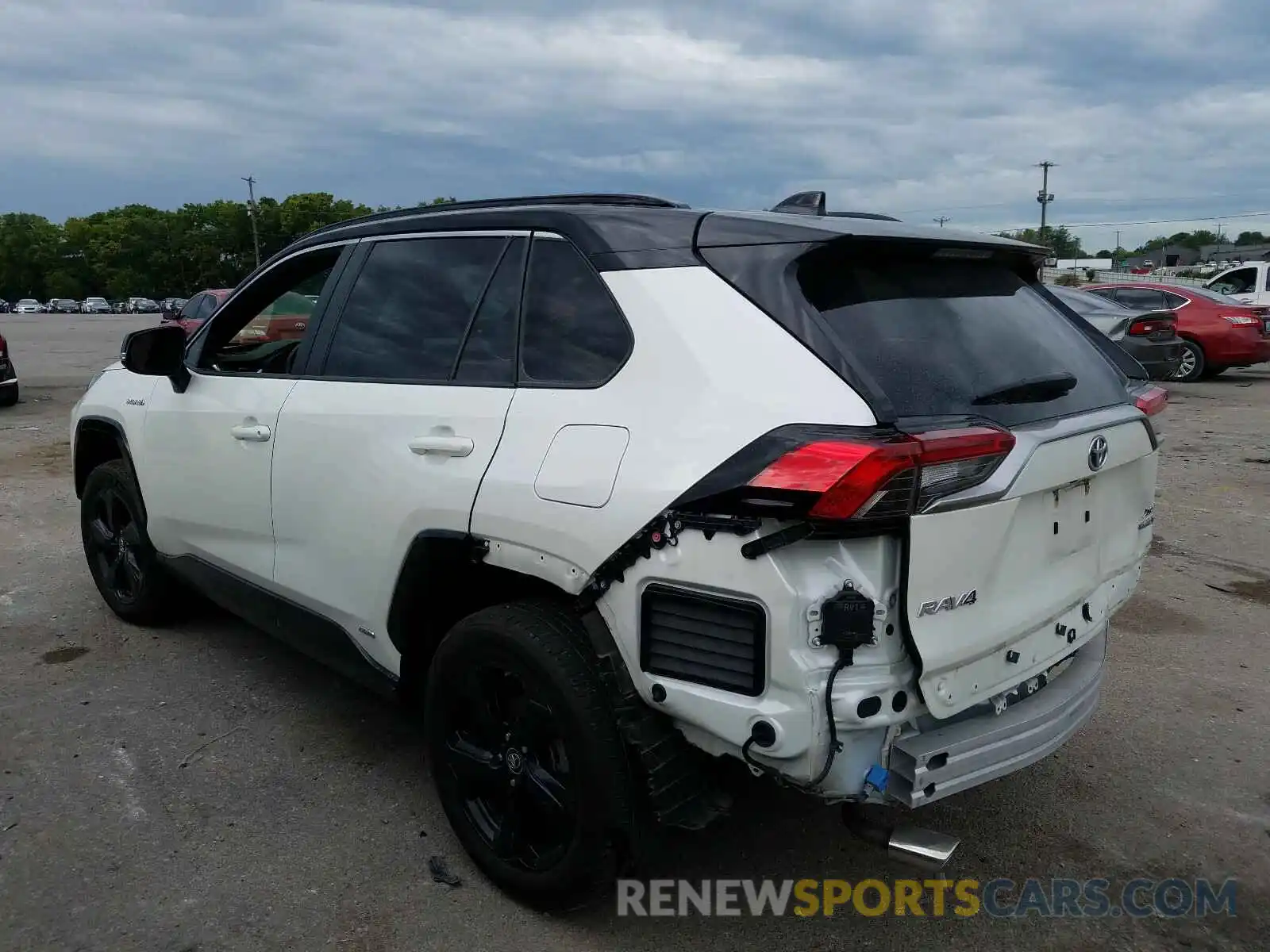 3 Фотография поврежденного автомобиля JTMEWRFV5KD509010 TOYOTA RAV4 2019