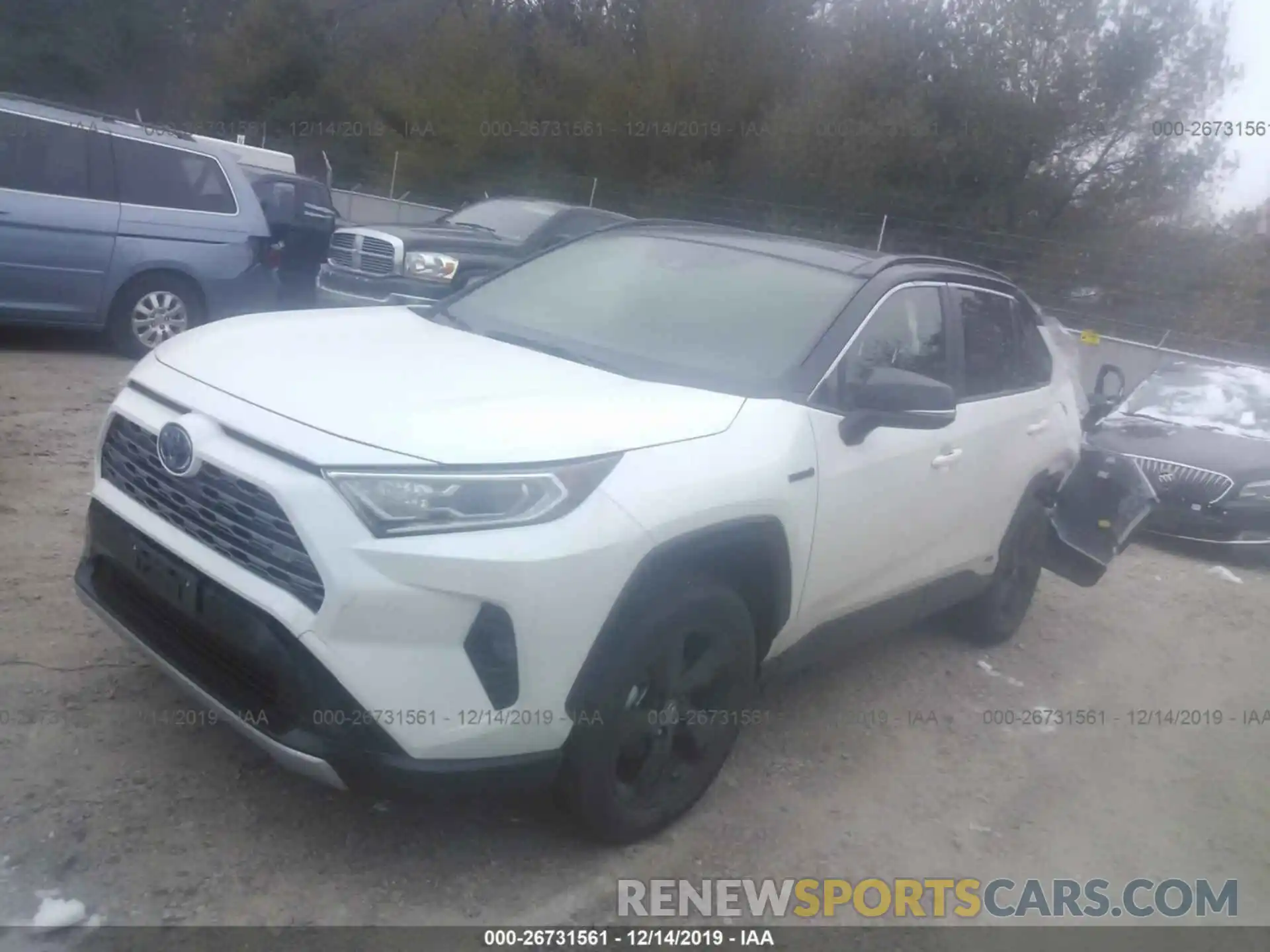 2 Photograph of a damaged car JTMEWRFV5KD515051 TOYOTA RAV4 2019