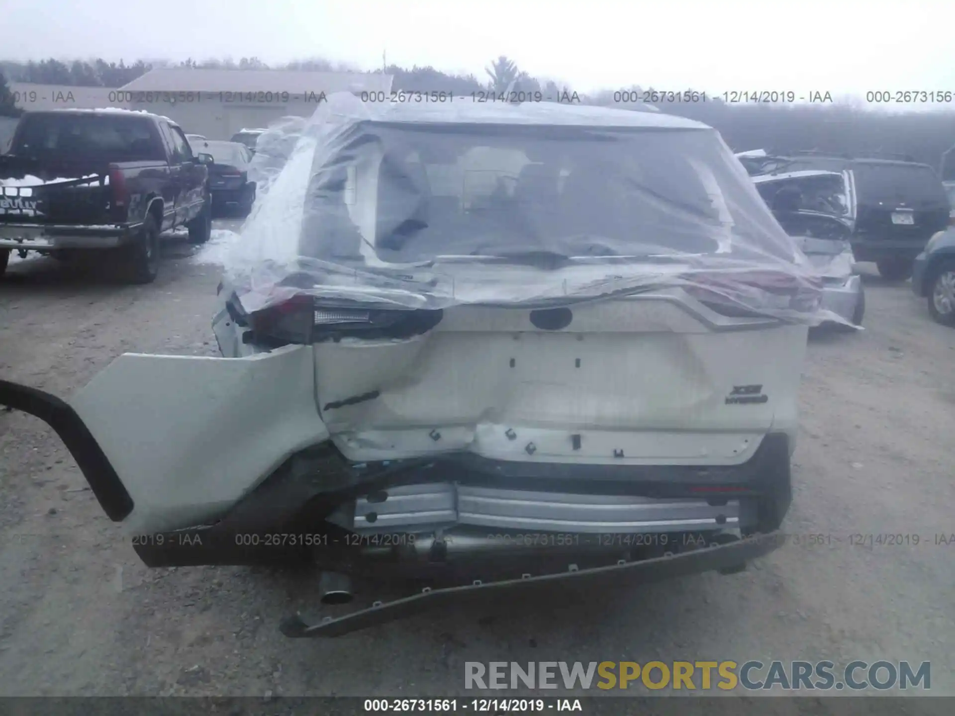 6 Photograph of a damaged car JTMEWRFV5KD515051 TOYOTA RAV4 2019