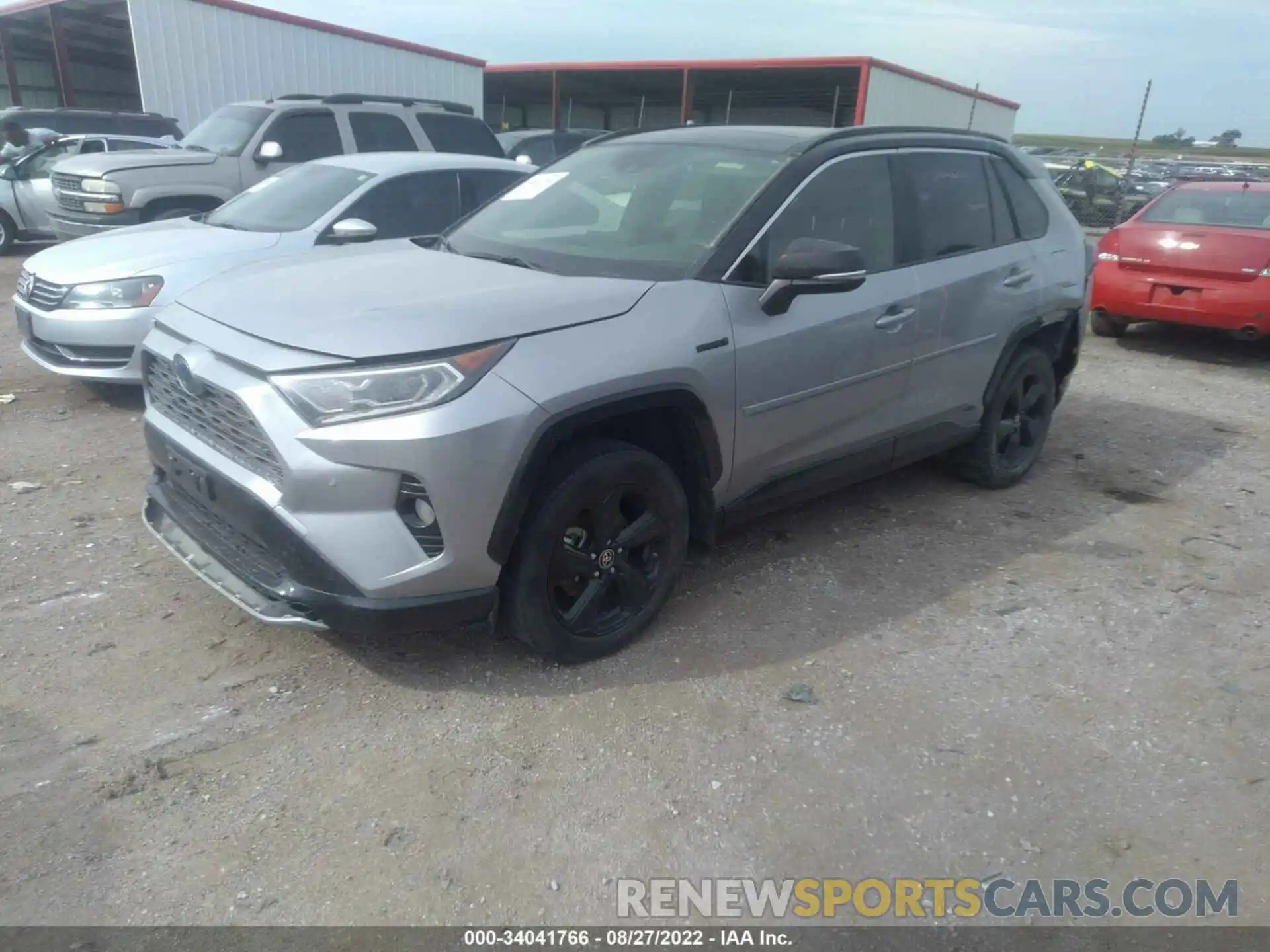 2 Photograph of a damaged car JTMEWRFV5KD520895 TOYOTA RAV4 2019