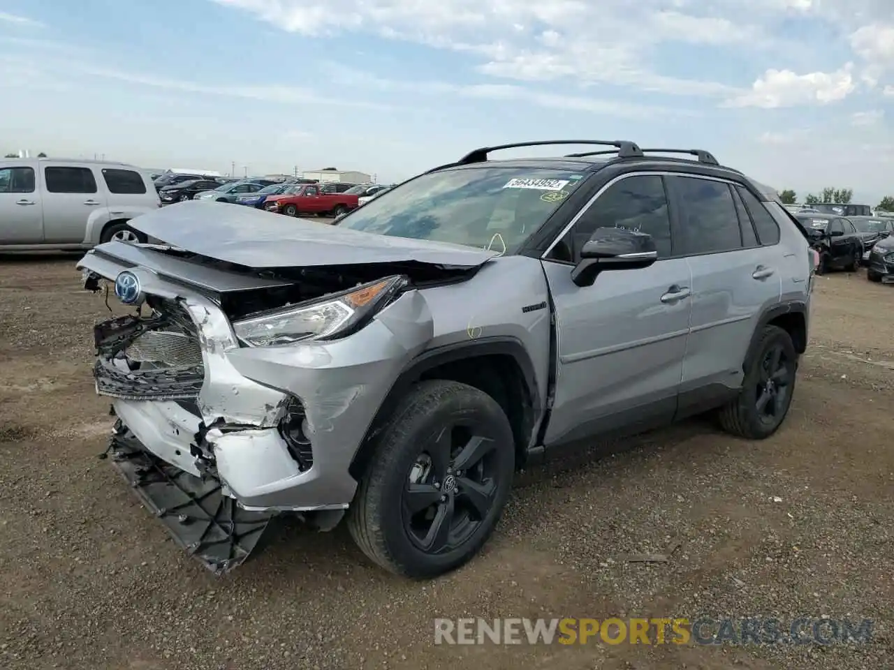 2 Фотография поврежденного автомобиля JTMEWRFV5KD523151 TOYOTA RAV4 2019