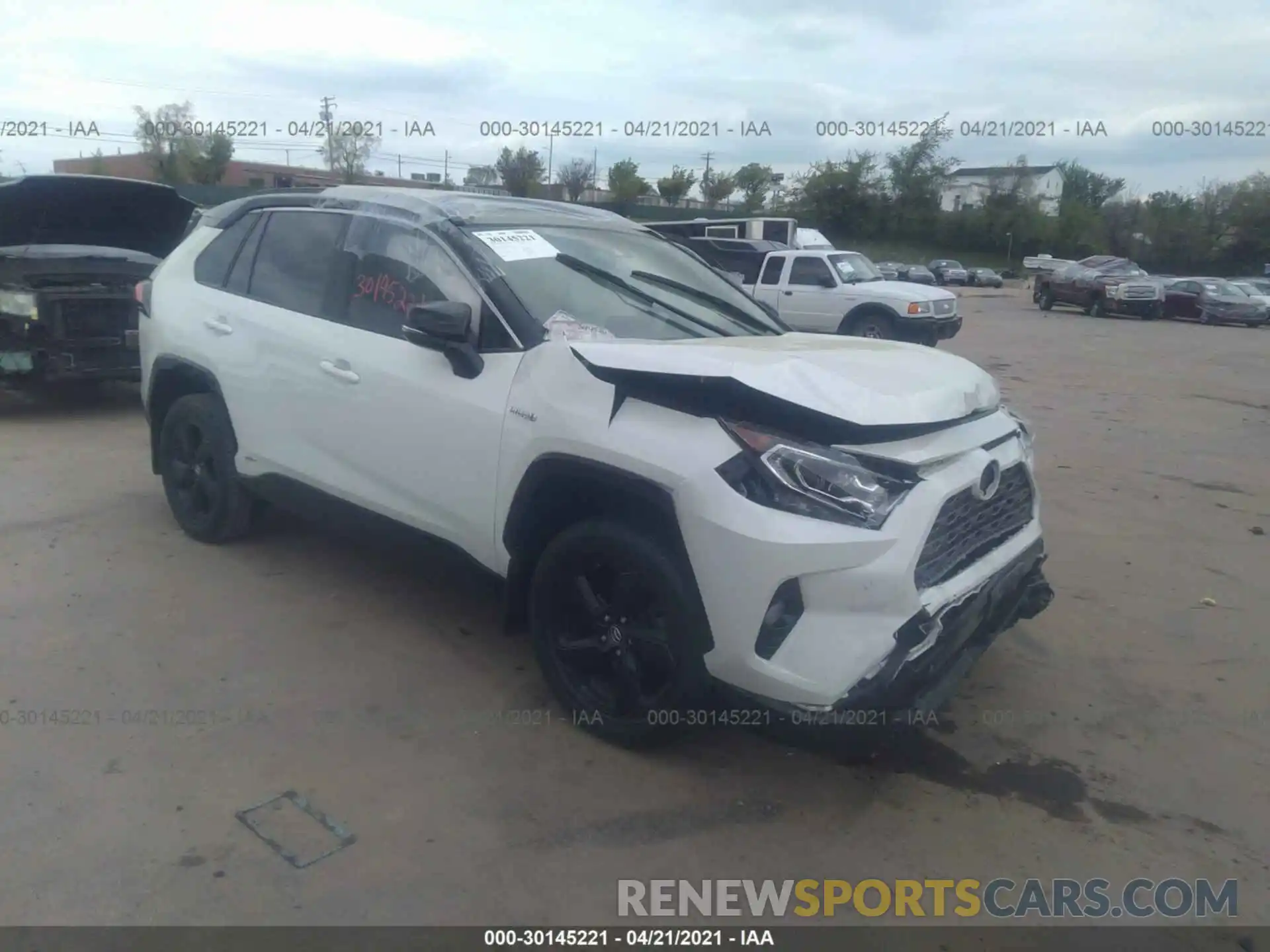 1 Фотография поврежденного автомобиля JTMEWRFV5KD523232 TOYOTA RAV4 2019