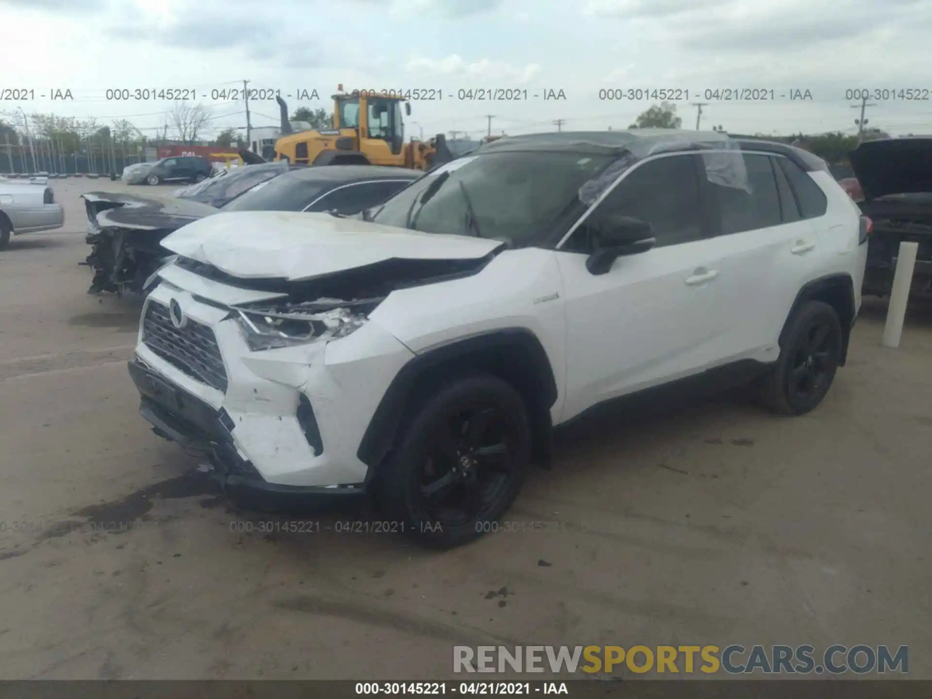 2 Фотография поврежденного автомобиля JTMEWRFV5KD523232 TOYOTA RAV4 2019