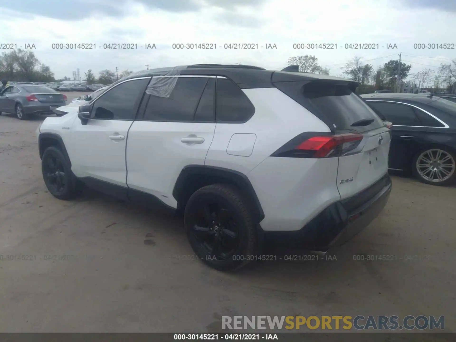 3 Фотография поврежденного автомобиля JTMEWRFV5KD523232 TOYOTA RAV4 2019