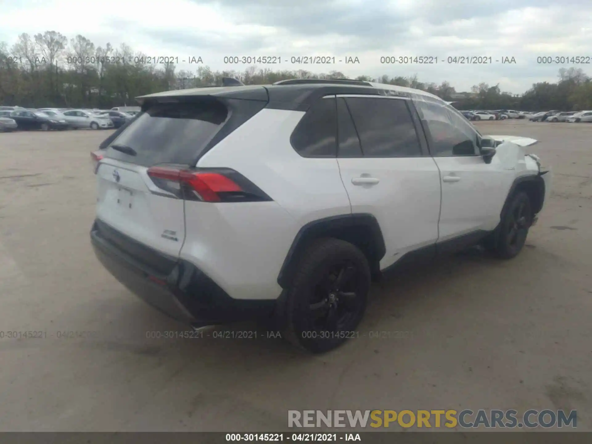 4 Фотография поврежденного автомобиля JTMEWRFV5KD523232 TOYOTA RAV4 2019