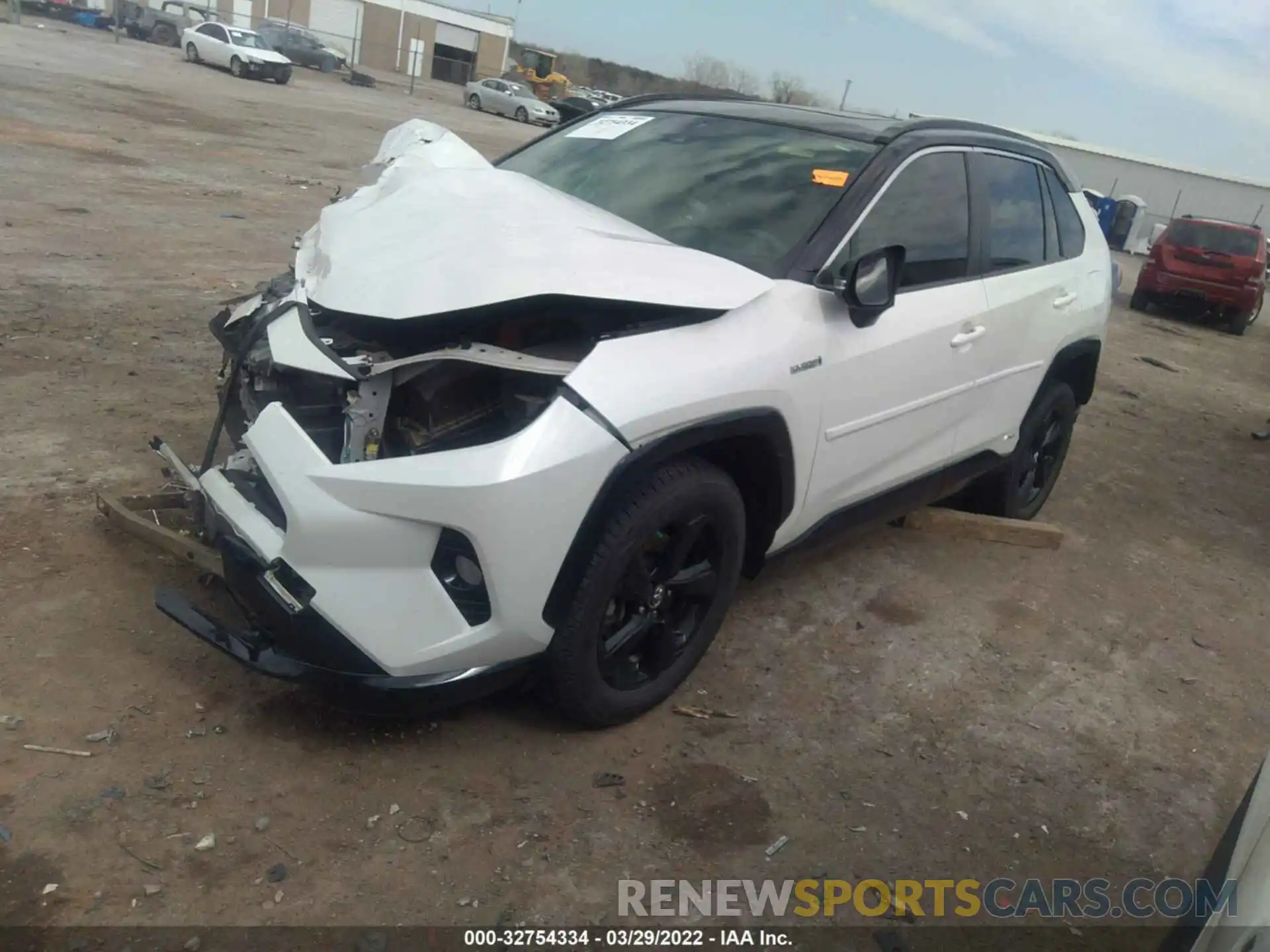 2 Photograph of a damaged car JTMEWRFV5KJ001251 TOYOTA RAV4 2019