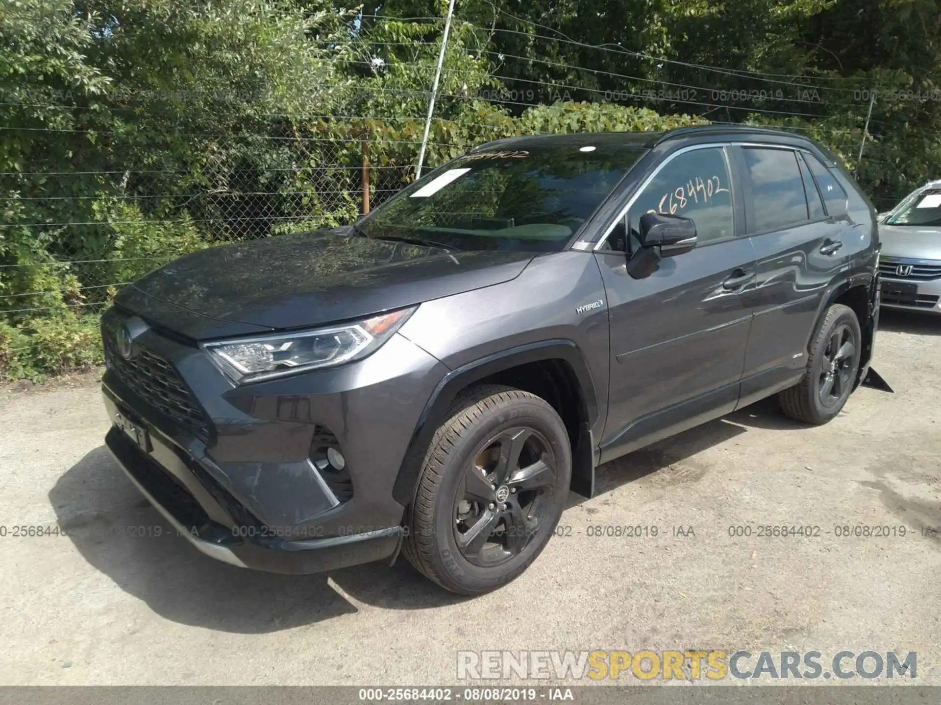 2 Photograph of a damaged car JTMEWRFV5KJ003906 TOYOTA RAV4 2019