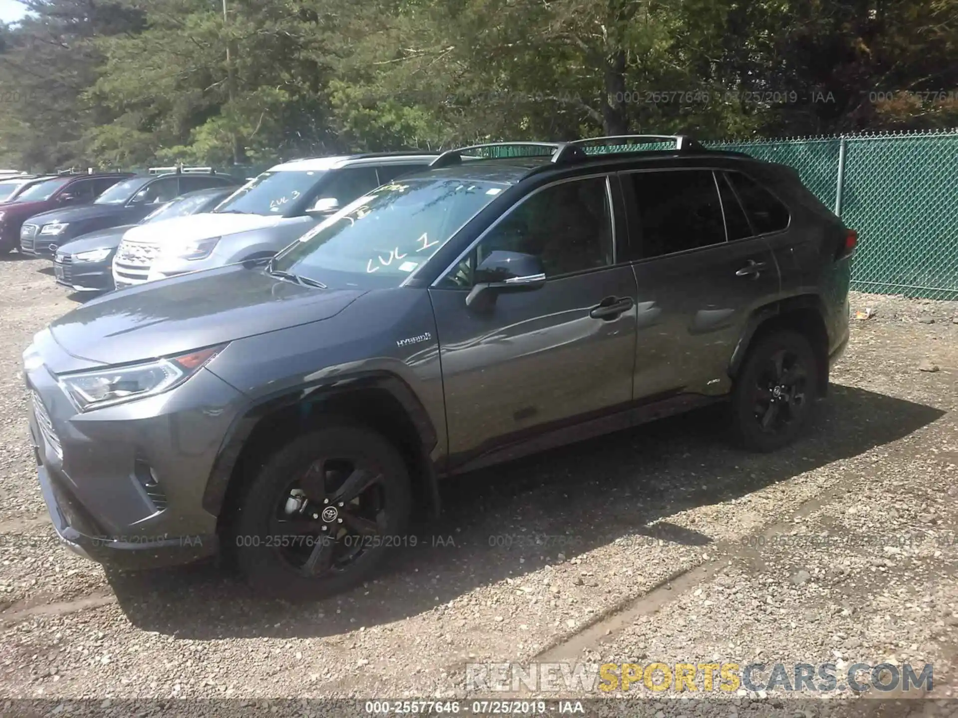 2 Photograph of a damaged car JTMEWRFV5KJ008071 TOYOTA RAV4 2019