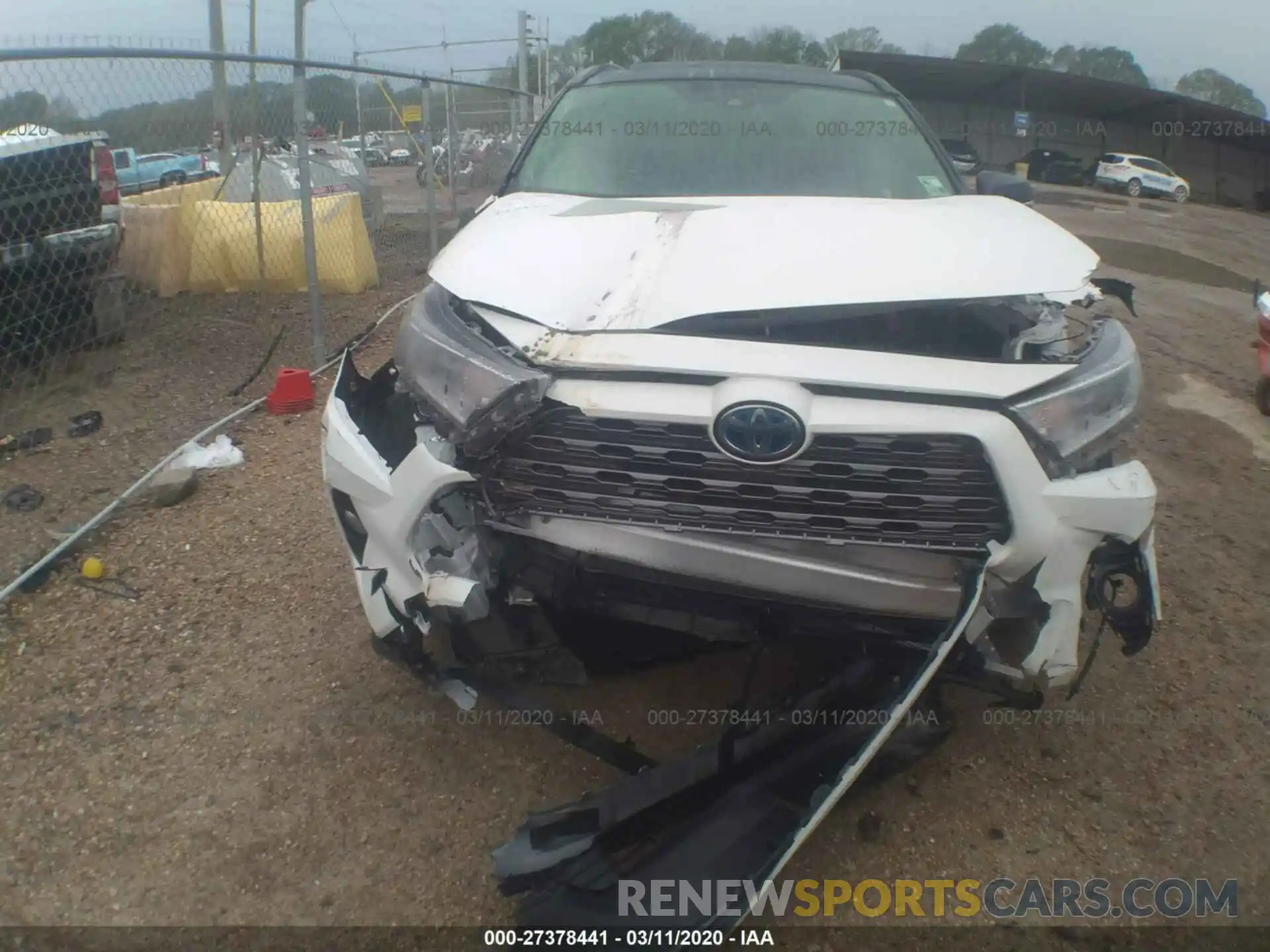 6 Фотография поврежденного автомобиля JTMEWRFV5KJ009091 TOYOTA RAV4 2019