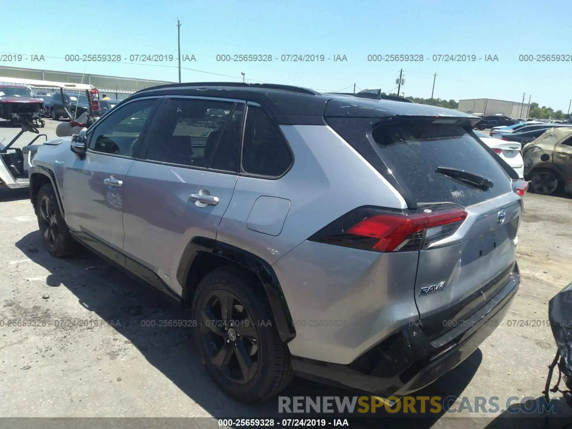 3 Photograph of a damaged car JTMEWRFV5KJ010144 TOYOTA RAV4 2019