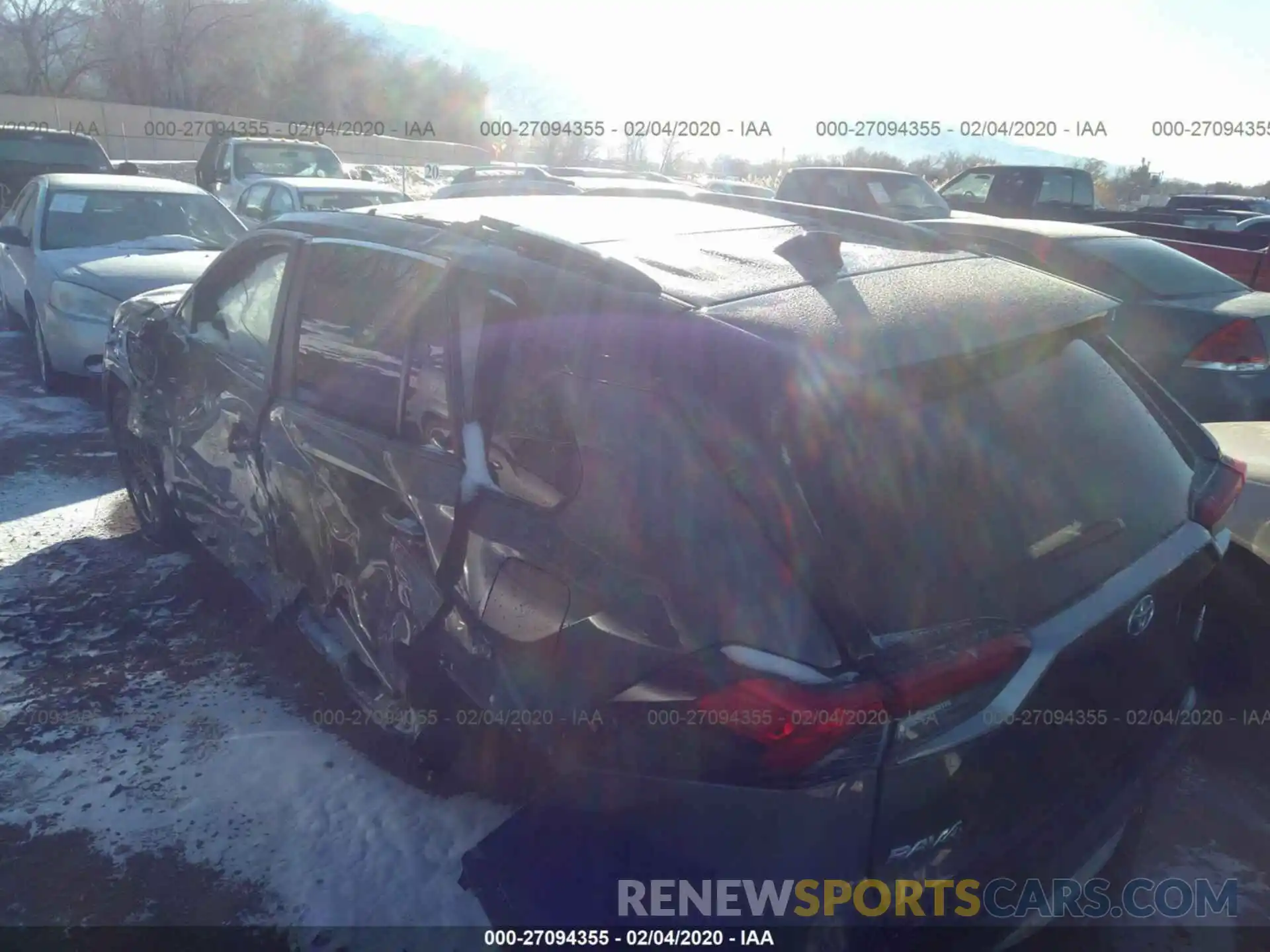 3 Photograph of a damaged car JTMEWRFV5KJ014663 TOYOTA RAV4 2019