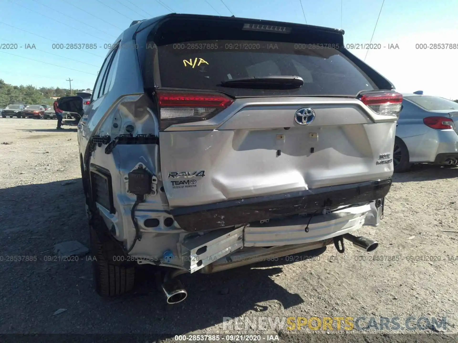 6 Фотография поврежденного автомобиля JTMEWRFV5KJ017935 TOYOTA RAV4 2019