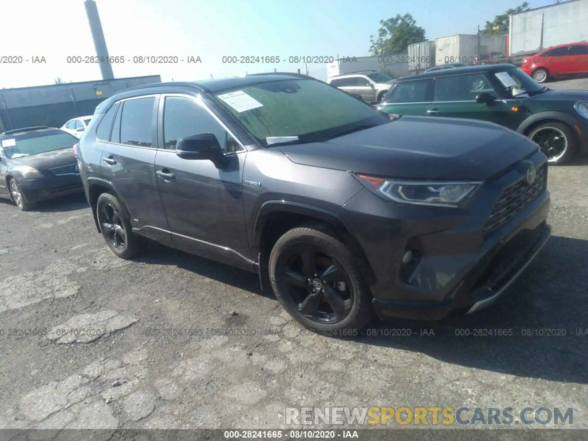 1 Photograph of a damaged car JTMEWRFV5KJ019569 TOYOTA RAV4 2019