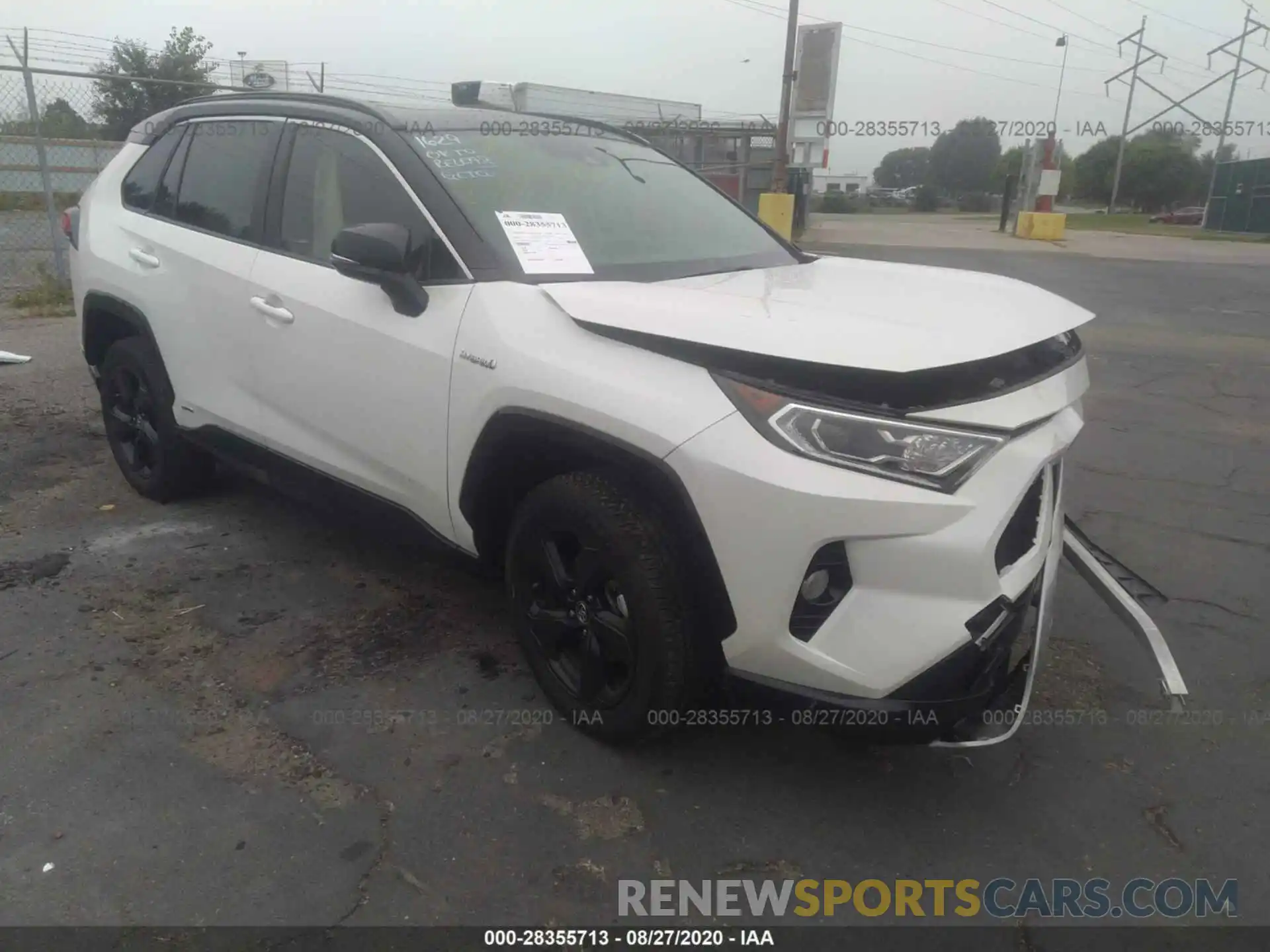 1 Фотография поврежденного автомобиля JTMEWRFV5KJ022469 TOYOTA RAV4 2019