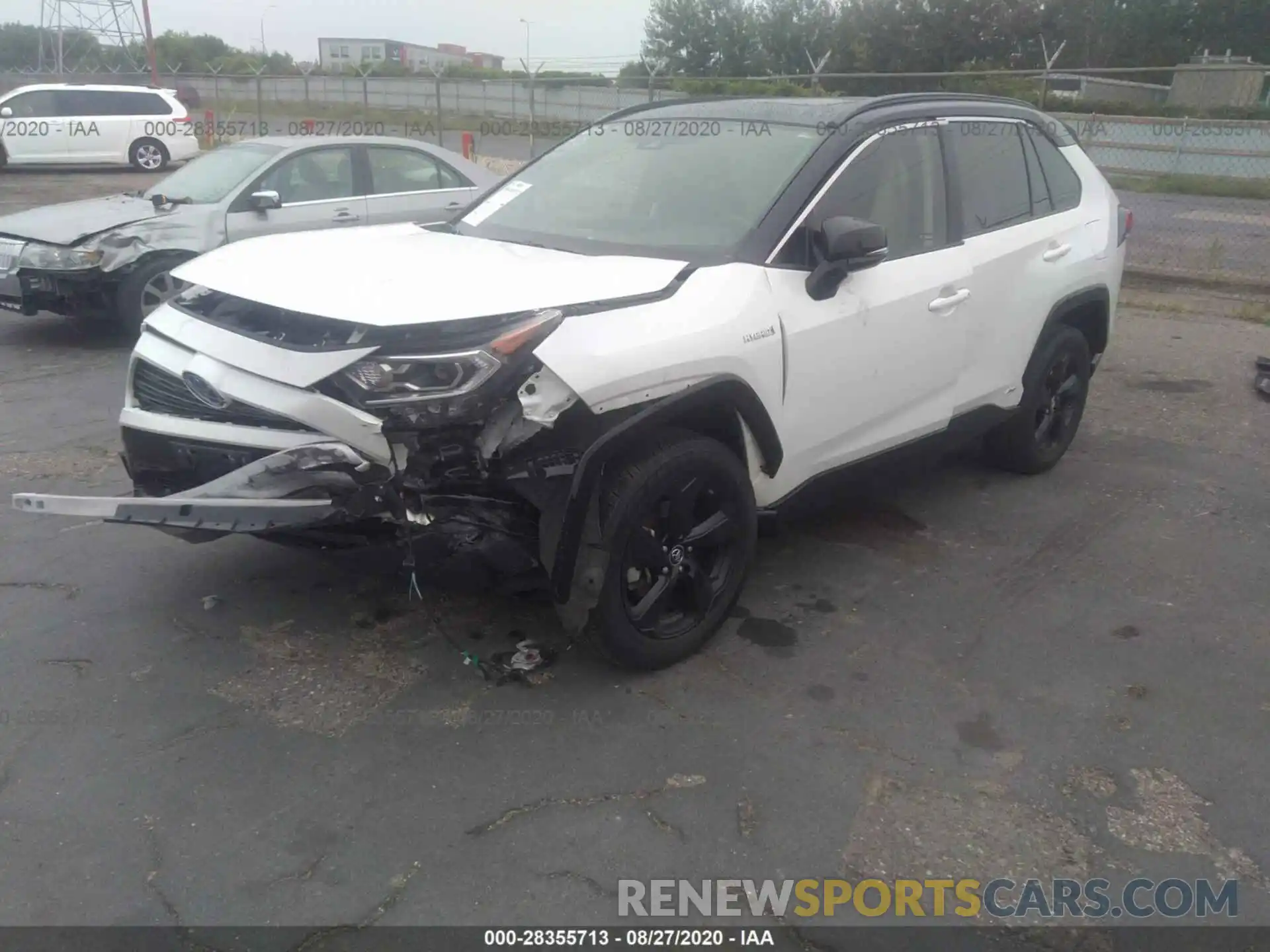 2 Фотография поврежденного автомобиля JTMEWRFV5KJ022469 TOYOTA RAV4 2019