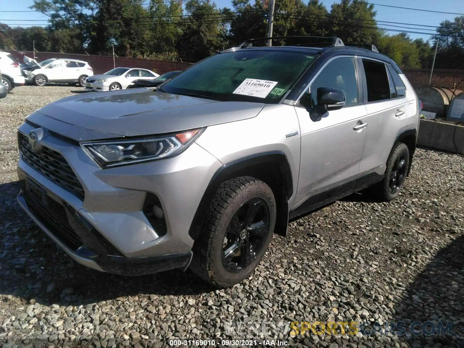 2 Photograph of a damaged car JTMEWRFV5KJ026263 TOYOTA RAV4 2019