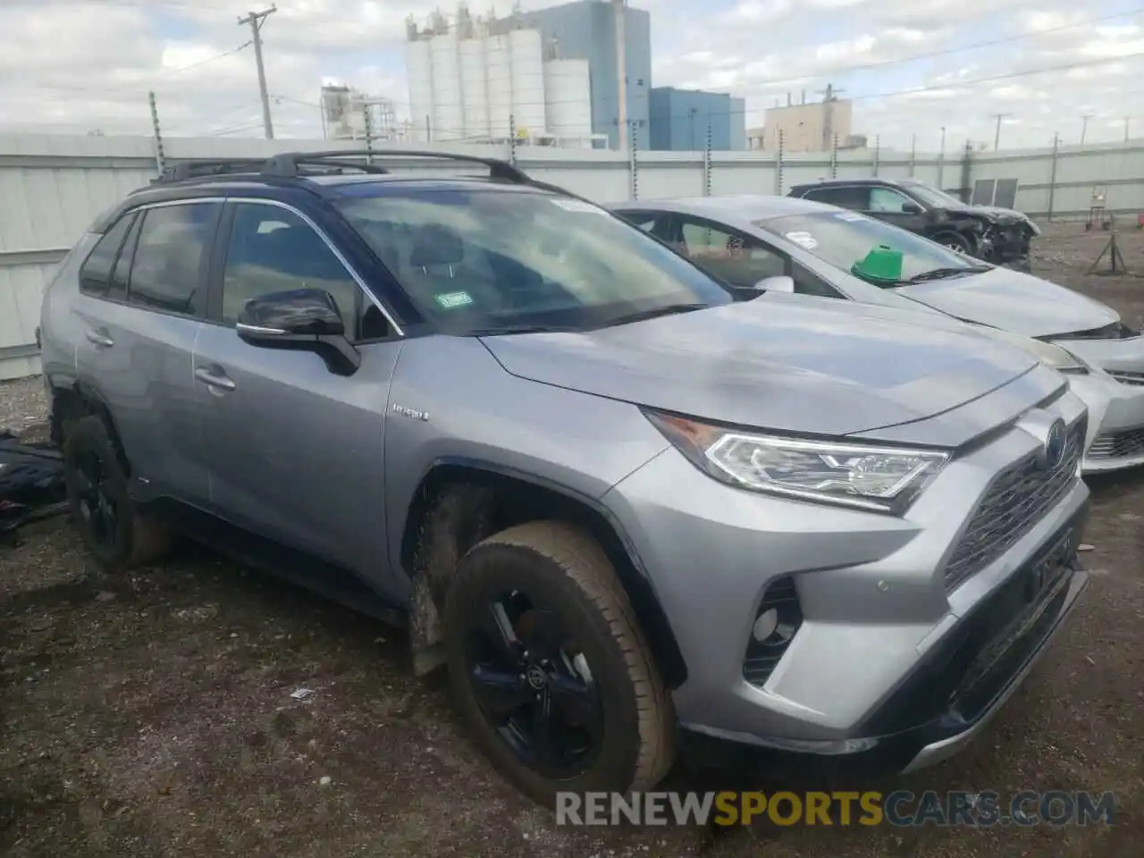 1 Photograph of a damaged car JTMEWRFV6KD524387 TOYOTA RAV4 2019