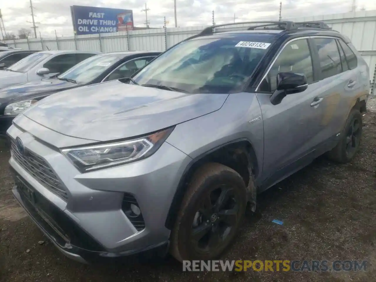 2 Фотография поврежденного автомобиля JTMEWRFV6KD524387 TOYOTA RAV4 2019