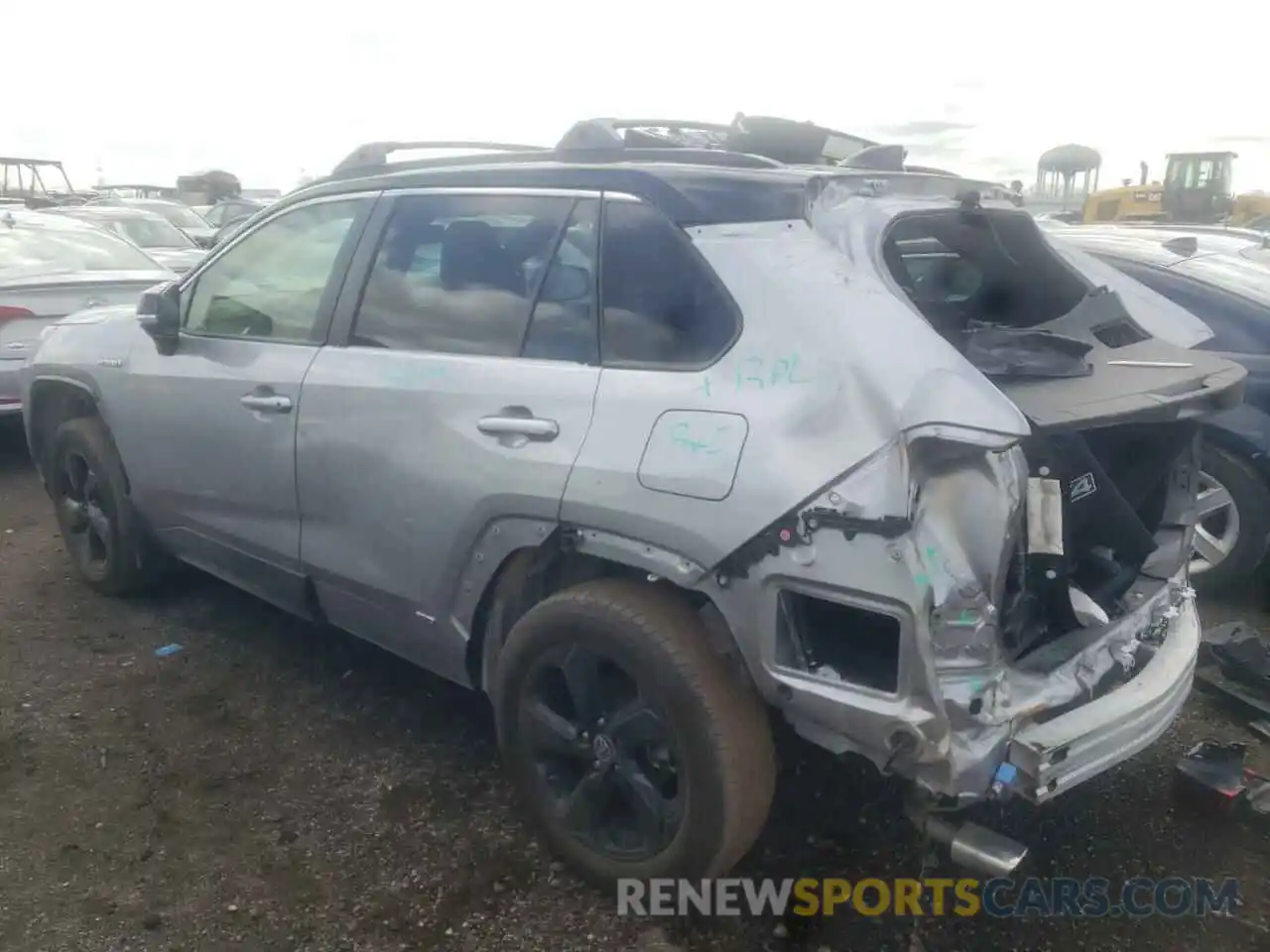 3 Photograph of a damaged car JTMEWRFV6KD524387 TOYOTA RAV4 2019