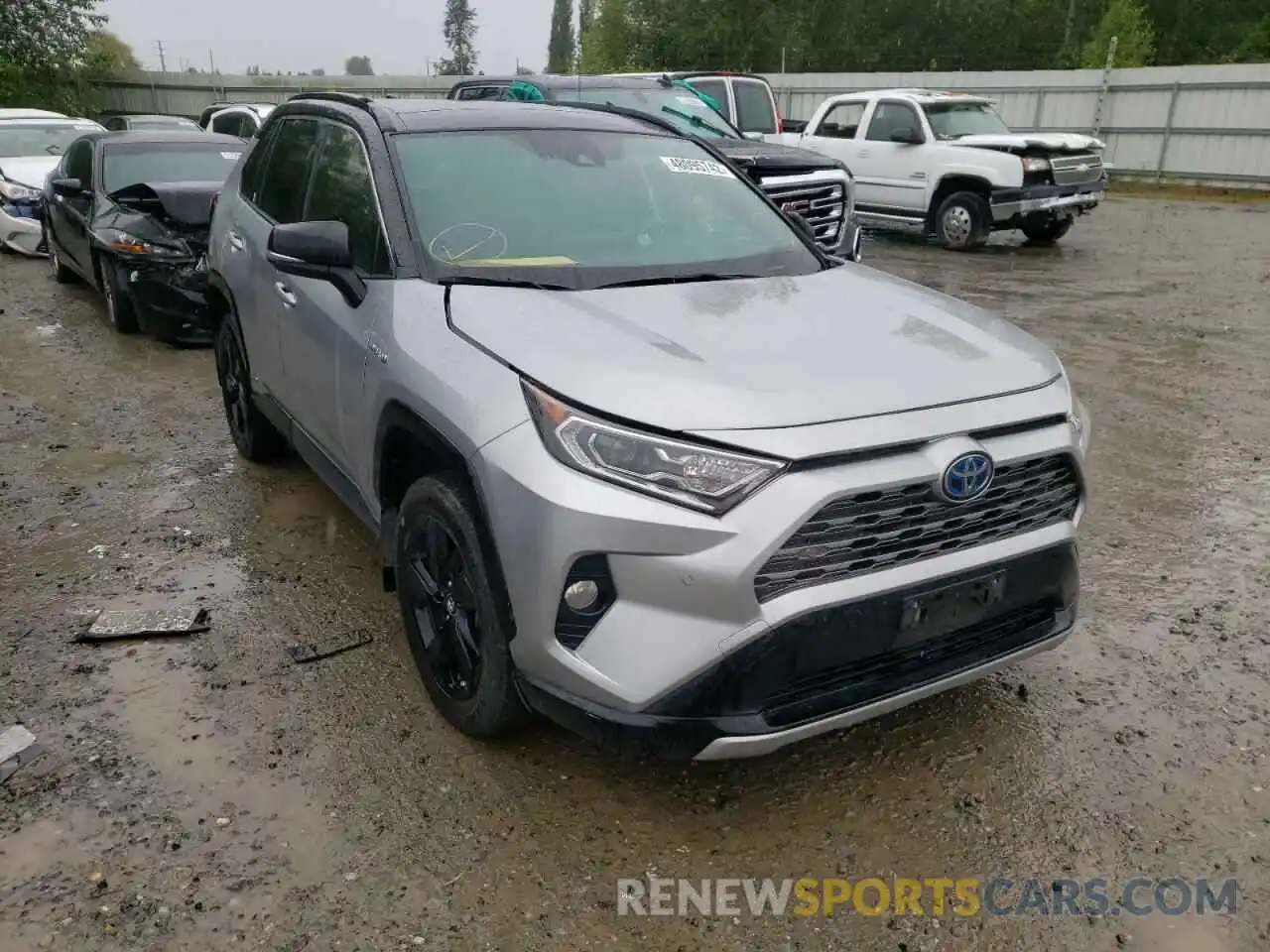 1 Photograph of a damaged car JTMEWRFV6KJ007530 TOYOTA RAV4 2019