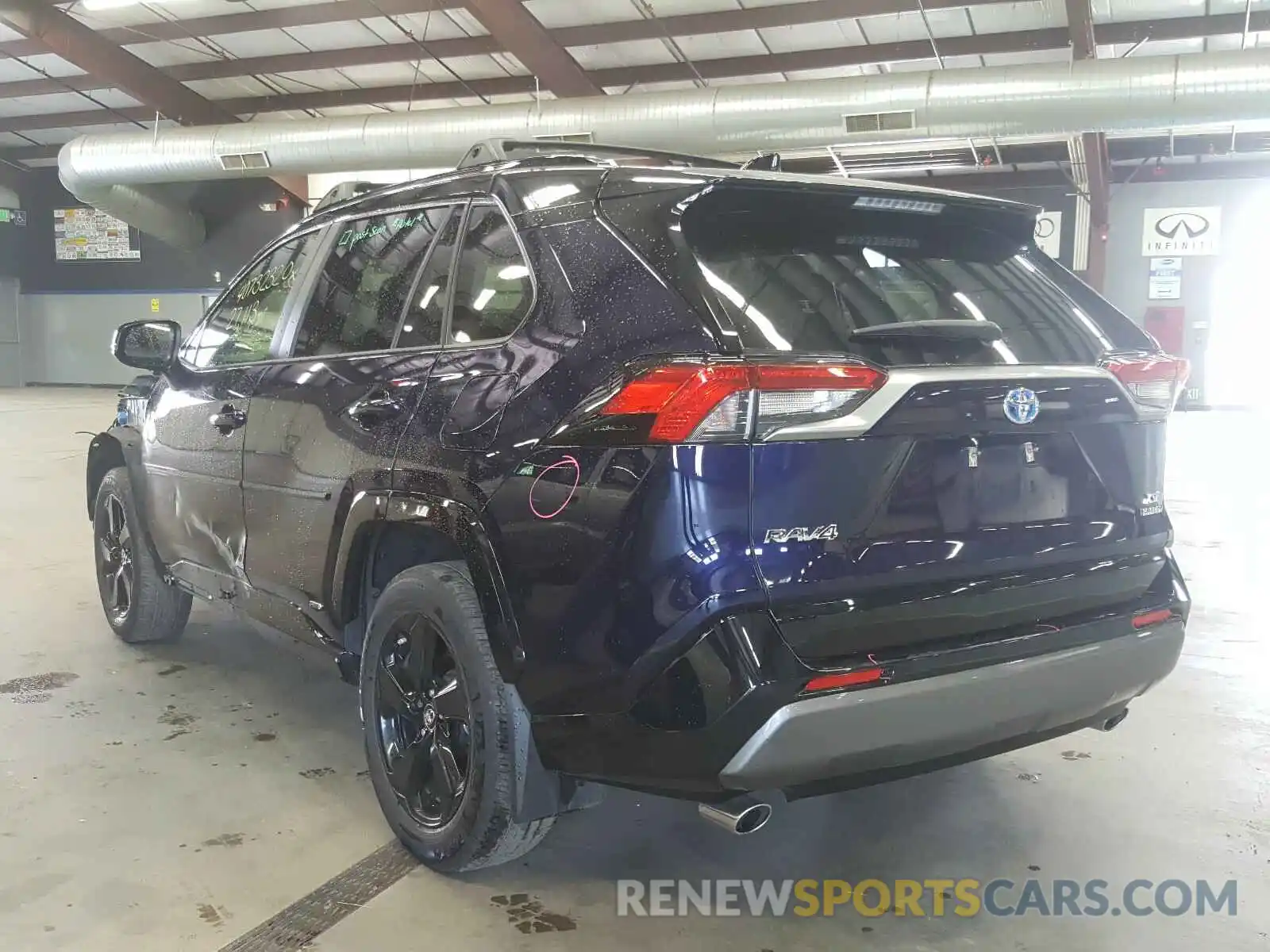 3 Photograph of a damaged car JTMEWRFV6KJ009973 TOYOTA RAV4 2019