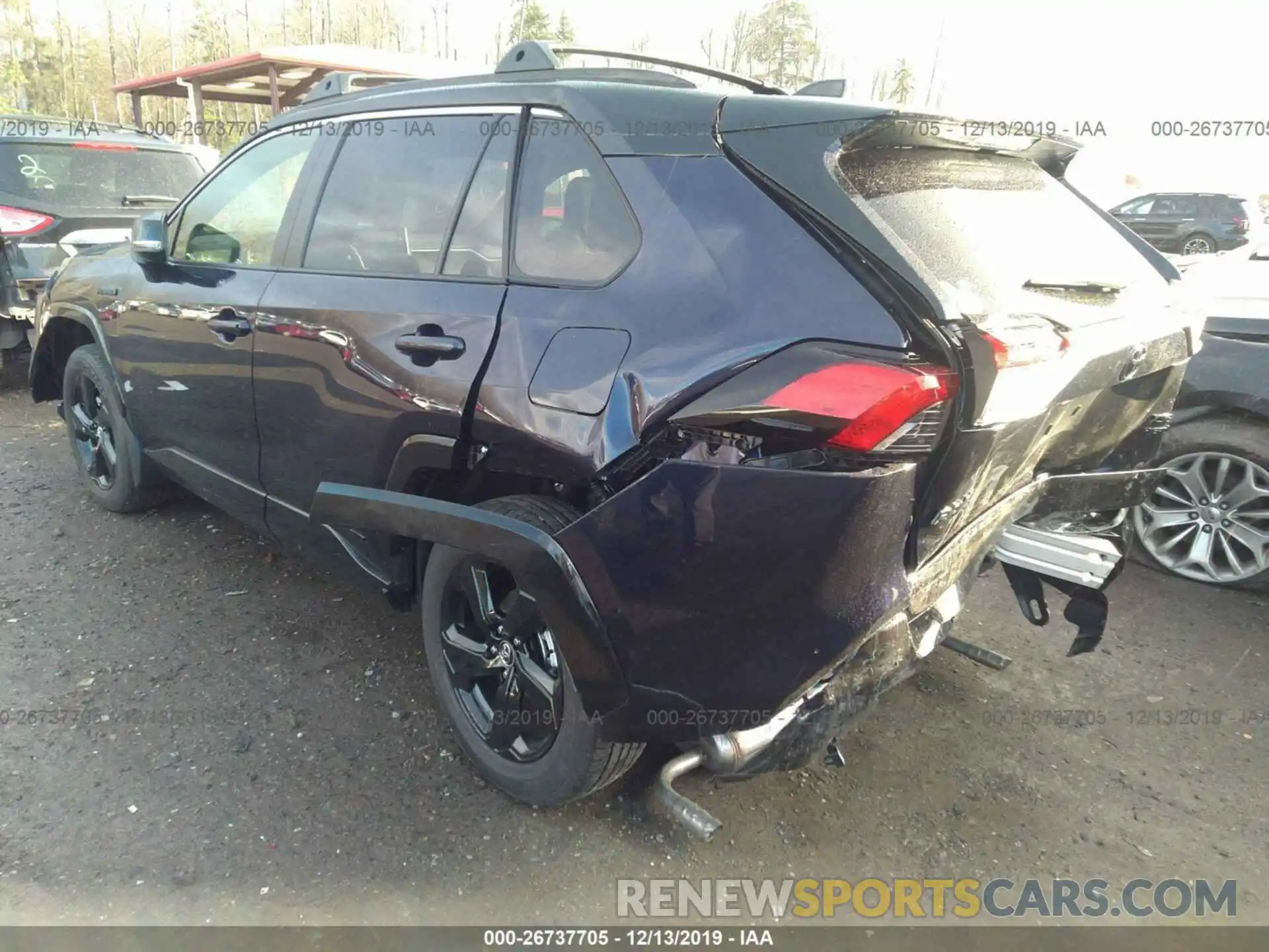 1 Photograph of a damaged car JTMEWRFV6KJ017328 TOYOTA RAV4 2019