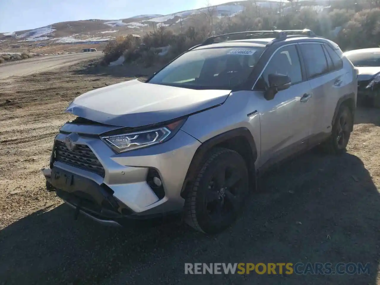 2 Photograph of a damaged car JTMEWRFV6KJ017538 TOYOTA RAV4 2019