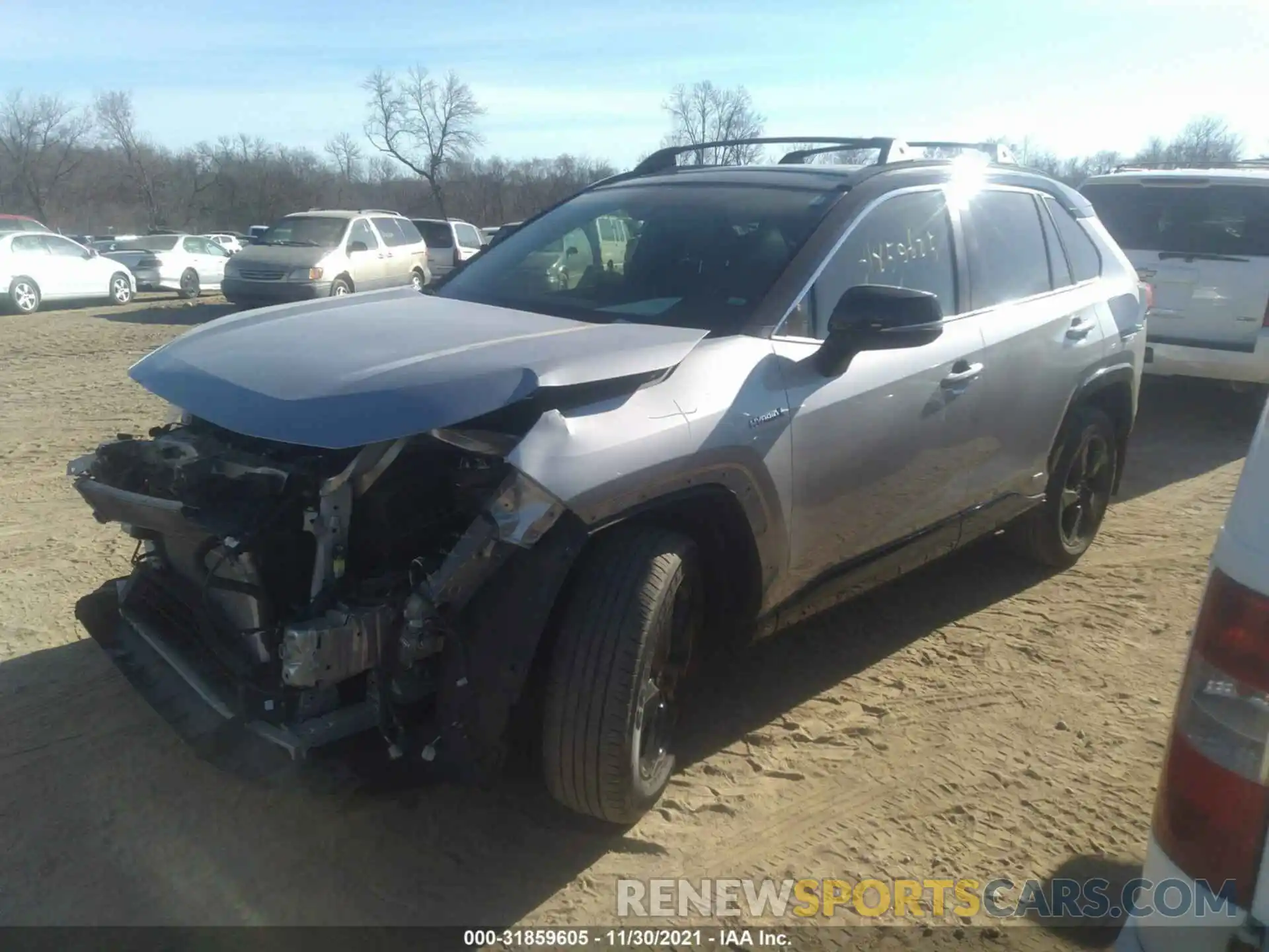 2 Photograph of a damaged car JTMEWRFV6KJ022495 TOYOTA RAV4 2019