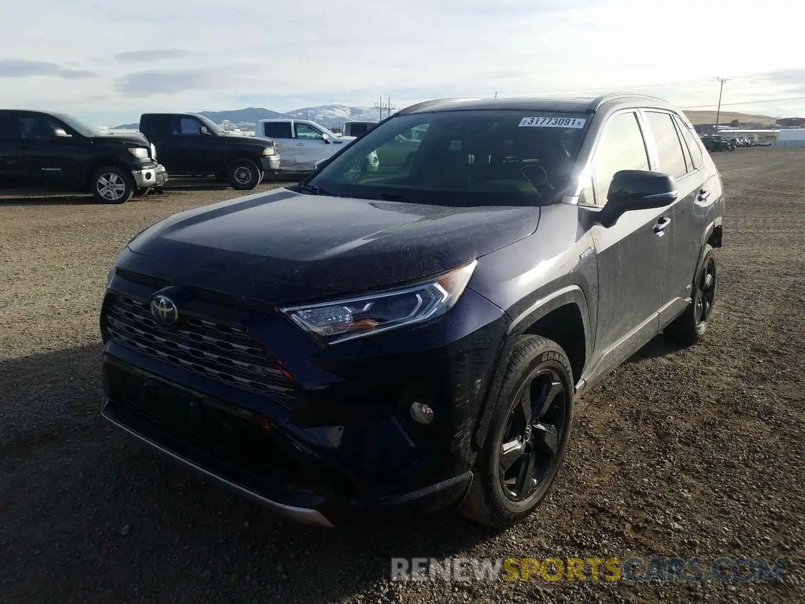 2 Photograph of a damaged car JTMEWRFV7KD505752 TOYOTA RAV4 2019