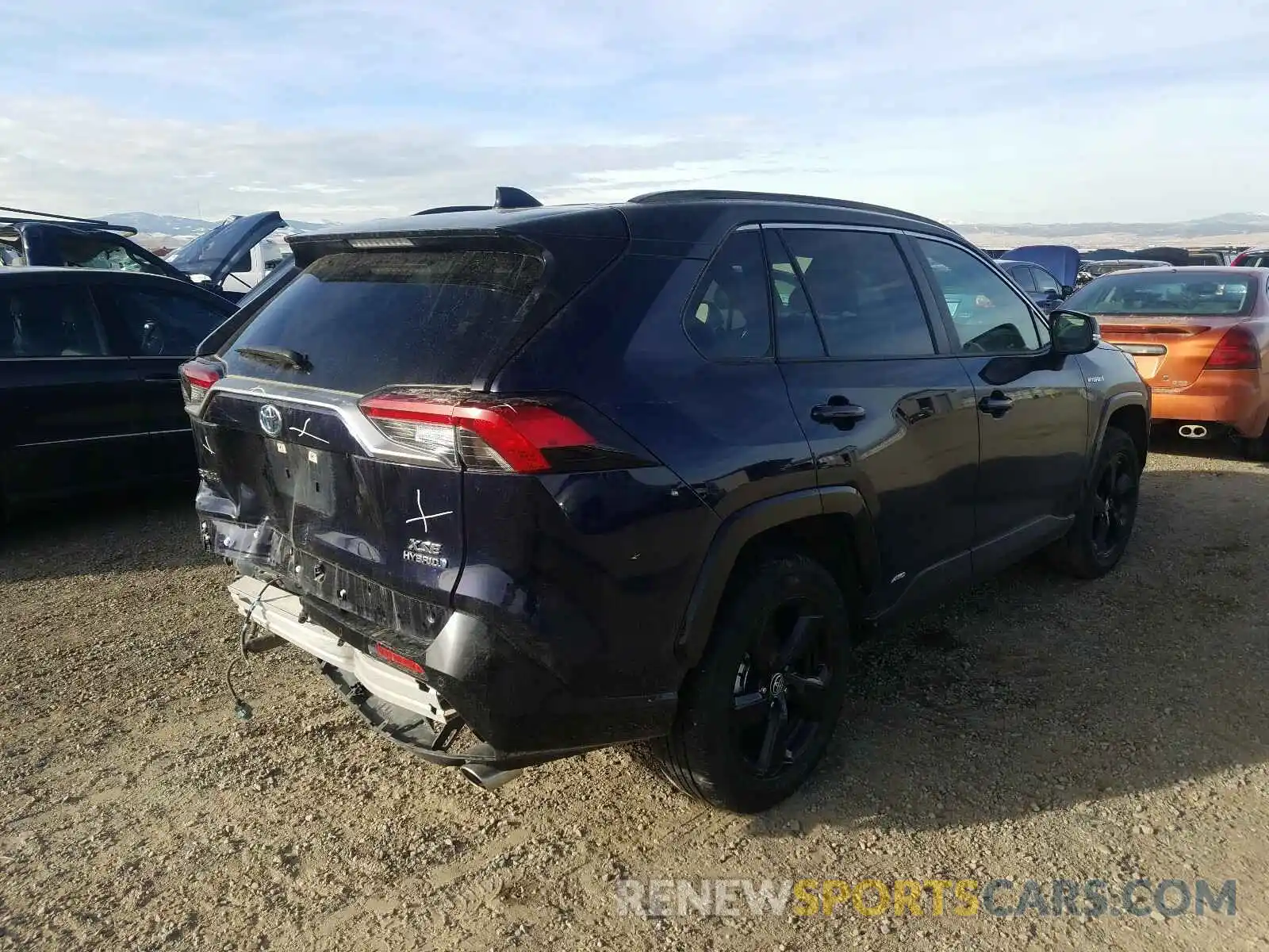 4 Photograph of a damaged car JTMEWRFV7KD505752 TOYOTA RAV4 2019