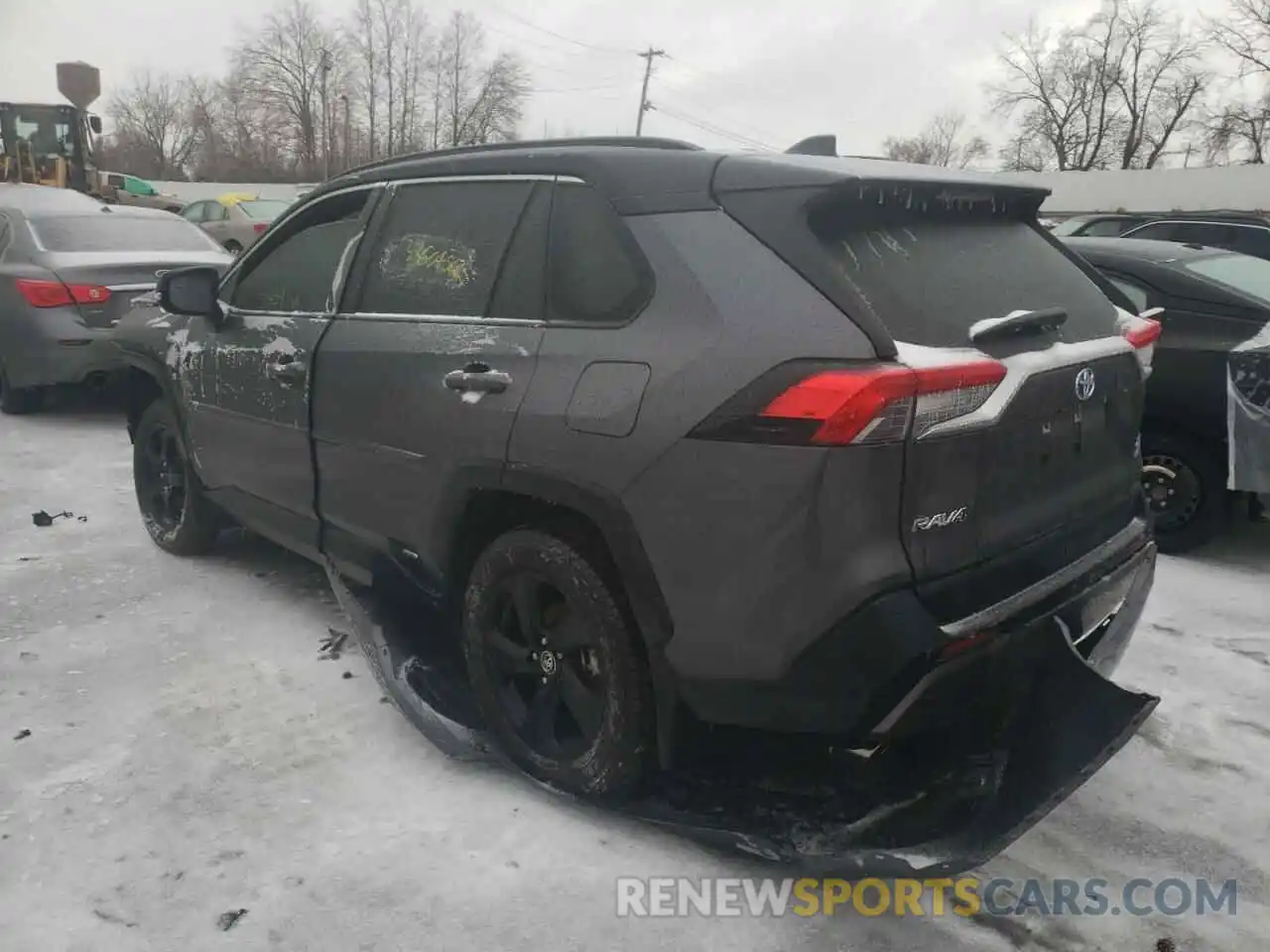 3 Photograph of a damaged car JTMEWRFV7KD509834 TOYOTA RAV4 2019