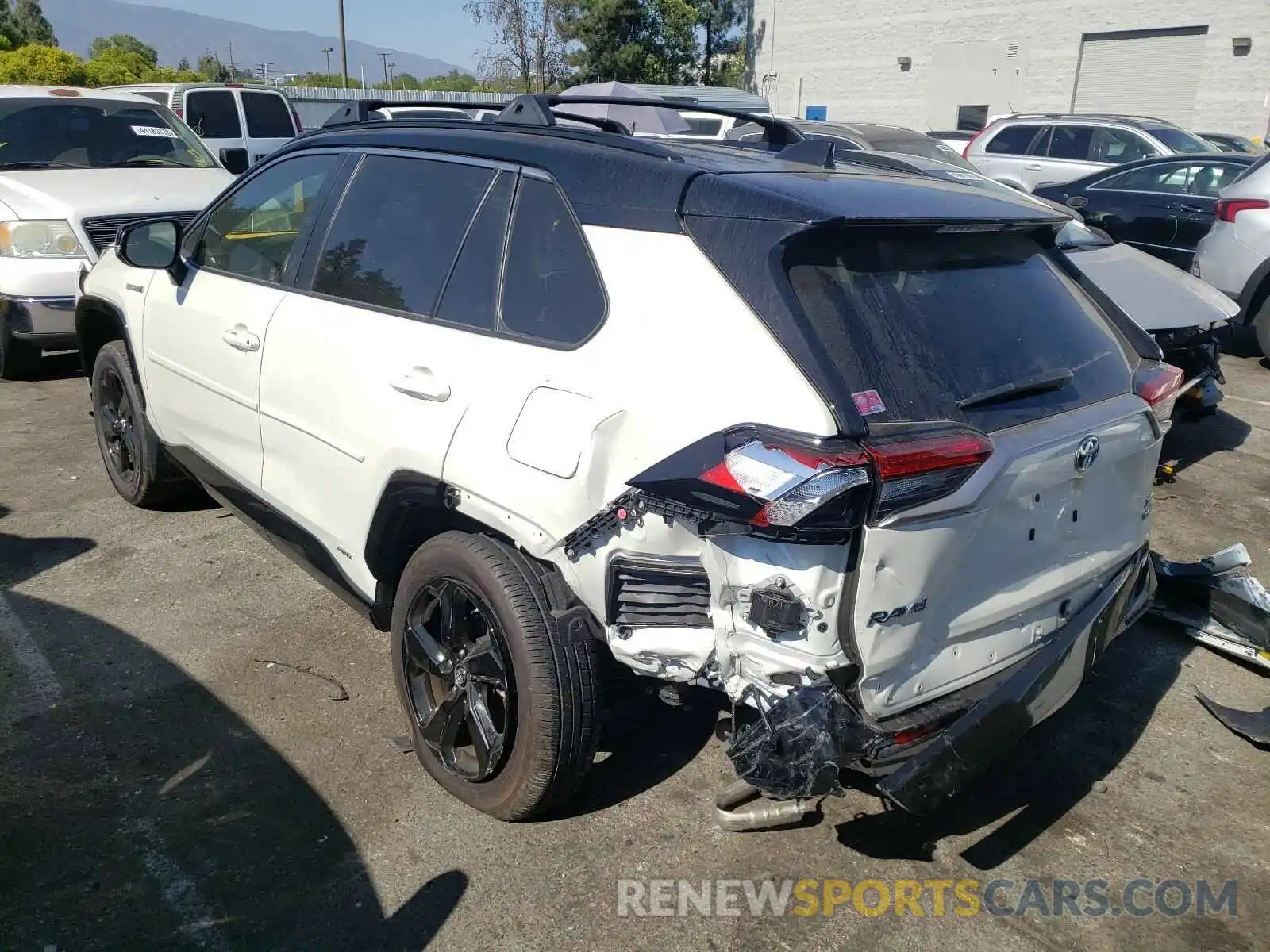 3 Photograph of a damaged car JTMEWRFV7KD511499 TOYOTA RAV4 2019