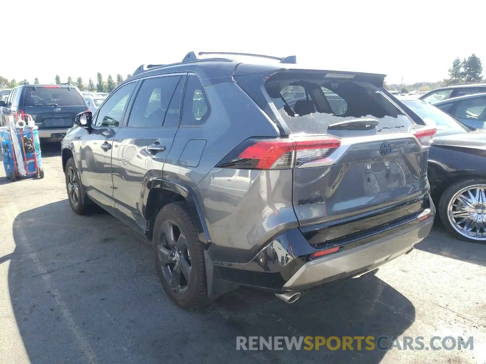 3 Photograph of a damaged car JTMEWRFV7KD517092 TOYOTA RAV4 2019