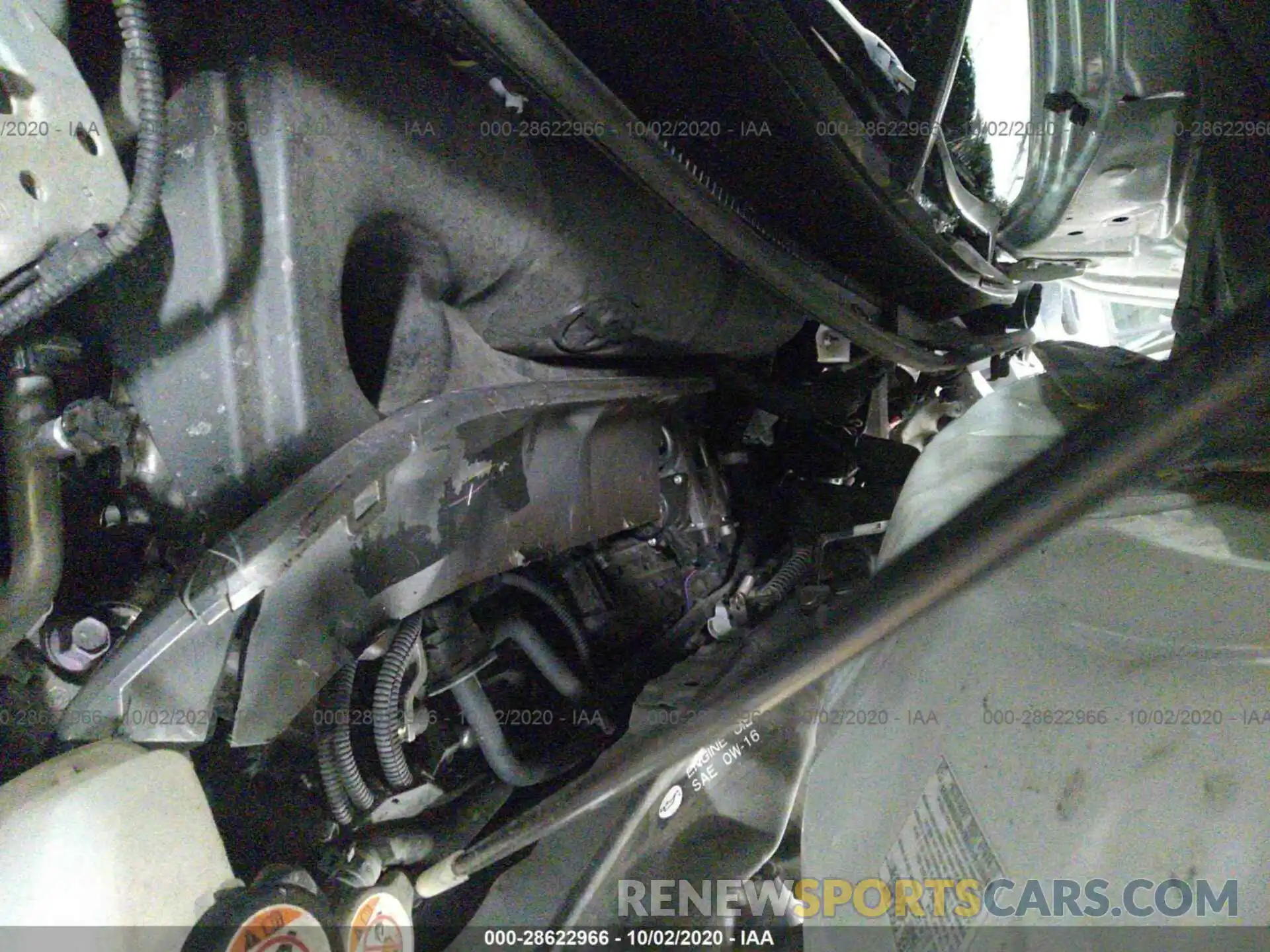 10 Photograph of a damaged car JTMEWRFV7KJ001428 TOYOTA RAV4 2019