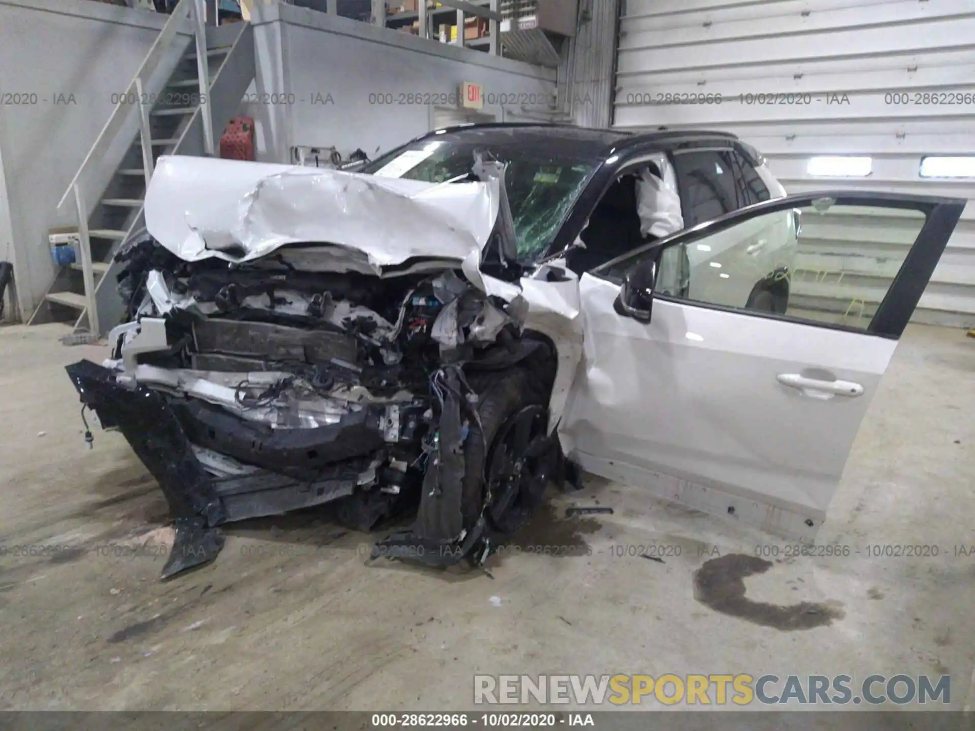 2 Photograph of a damaged car JTMEWRFV7KJ001428 TOYOTA RAV4 2019