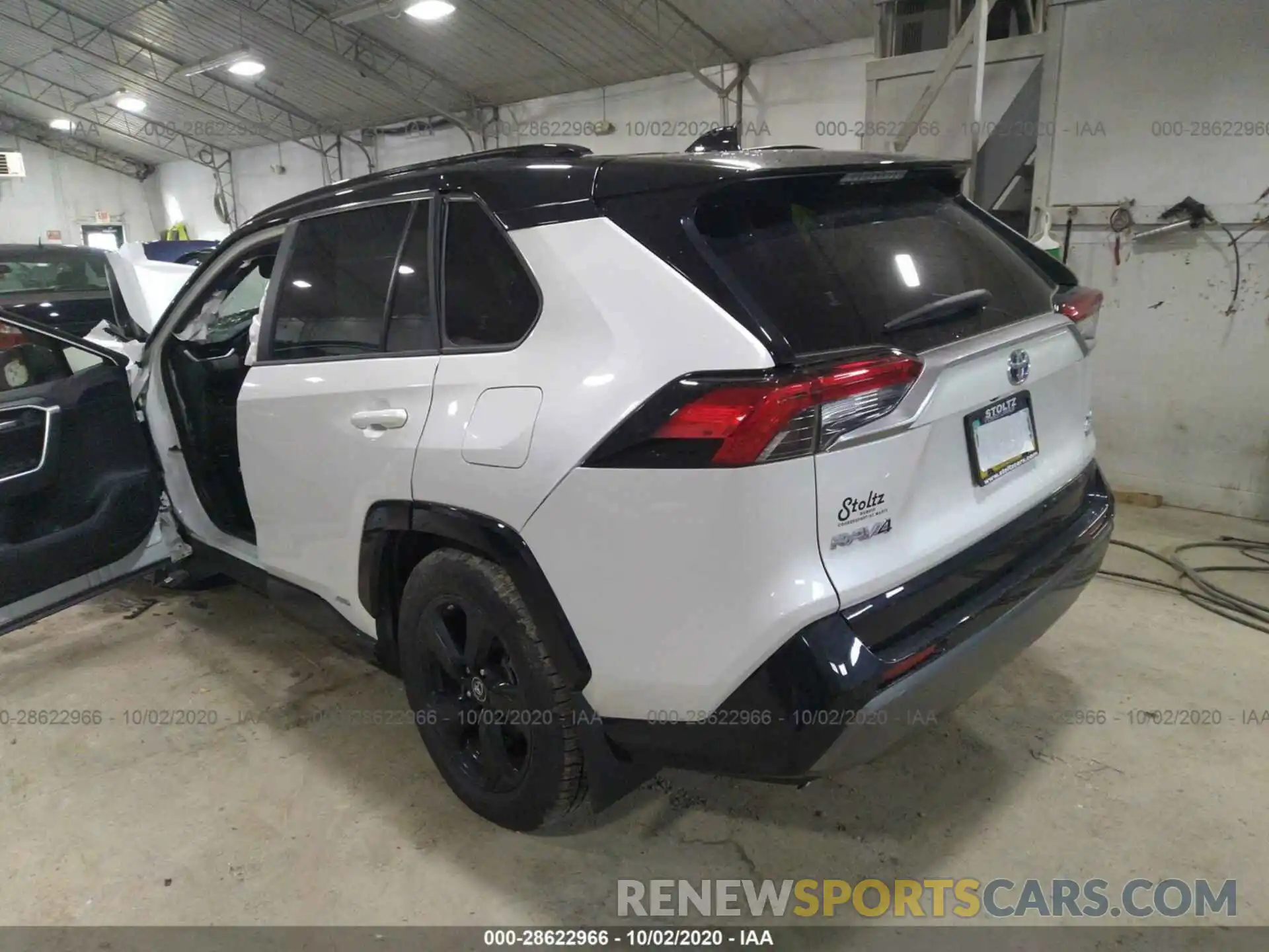 3 Photograph of a damaged car JTMEWRFV7KJ001428 TOYOTA RAV4 2019