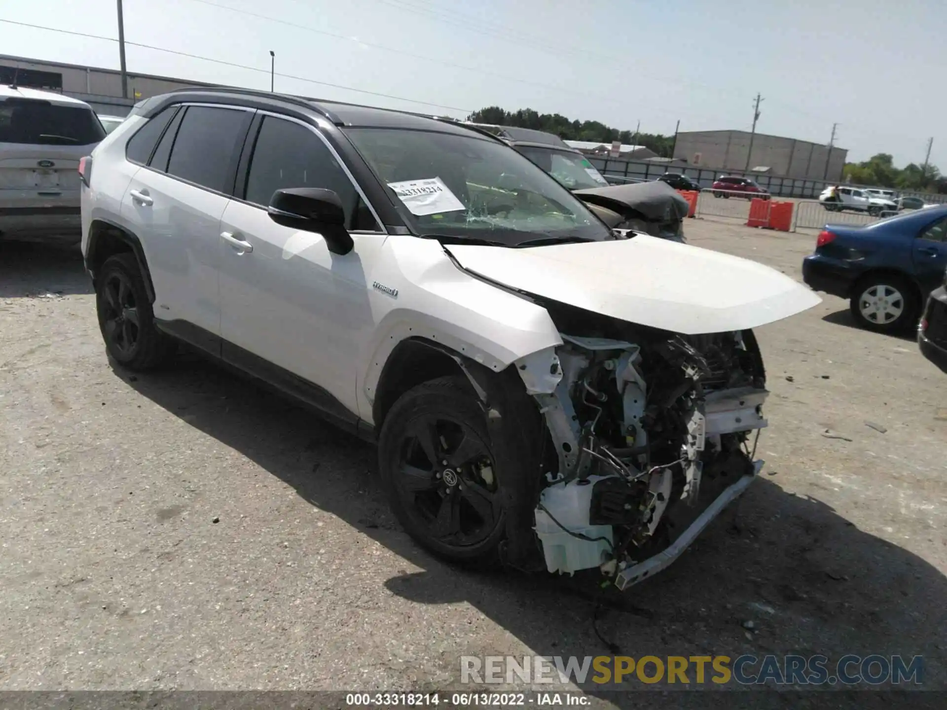 1 Фотография поврежденного автомобиля JTMEWRFV7KJ004085 TOYOTA RAV4 2019