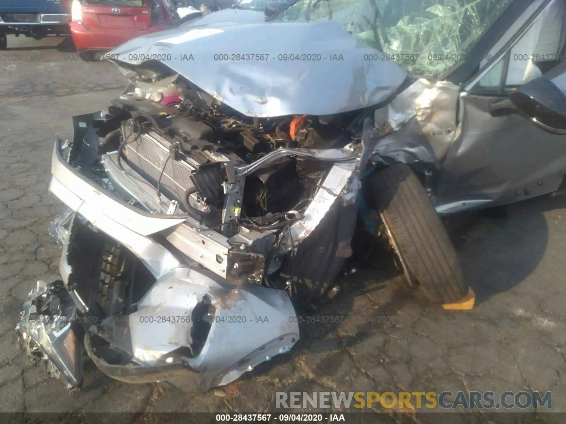 6 Photograph of a damaged car JTMEWRFV7KJ024496 TOYOTA RAV4 2019