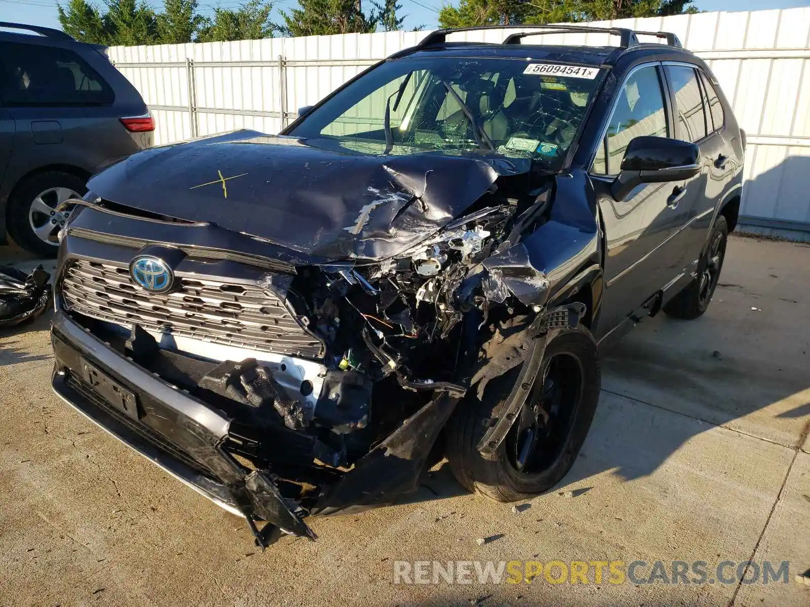 2 Photograph of a damaged car JTMEWRFV7KJ025938 TOYOTA RAV4 2019