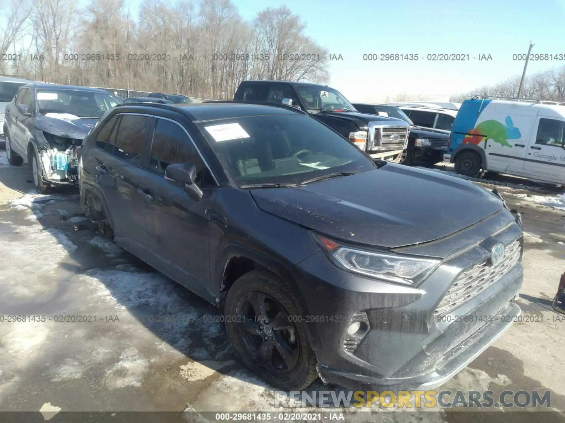 6 Фотография поврежденного автомобиля JTMEWRFV8KD516520 TOYOTA RAV4 2019