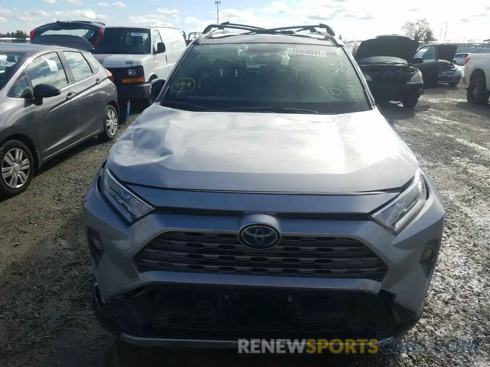 9 Фотография поврежденного автомобиля JTMEWRFV8KD522320 TOYOTA RAV4 2019