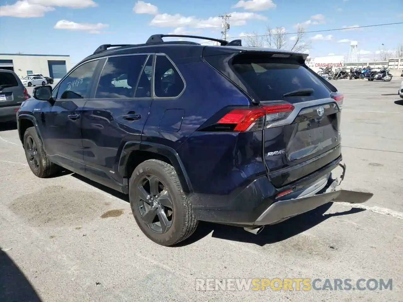 3 Photograph of a damaged car JTMEWRFV8KJ002118 TOYOTA RAV4 2019