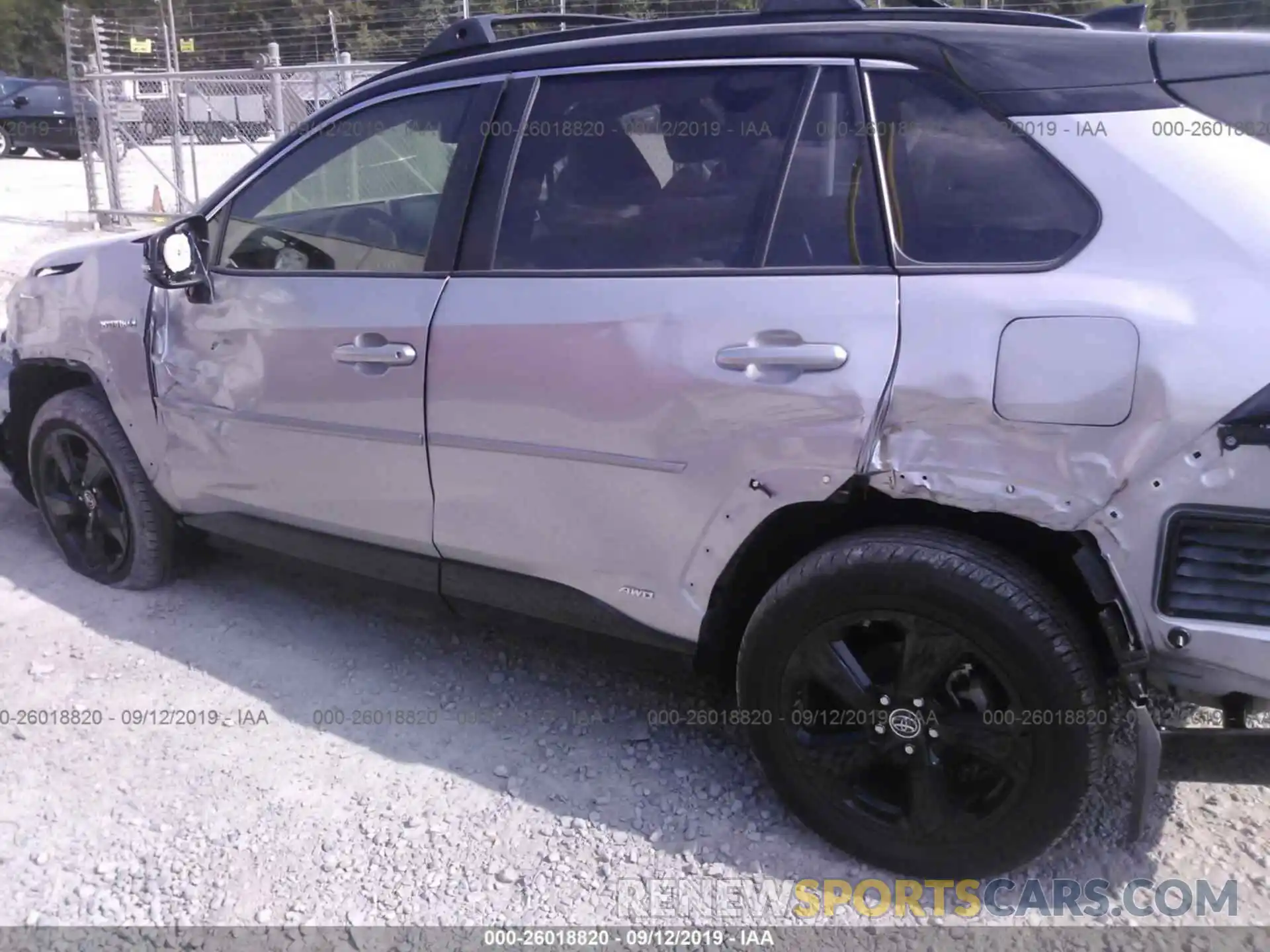 6 Photograph of a damaged car JTMEWRFV8KJ004208 TOYOTA RAV4 2019