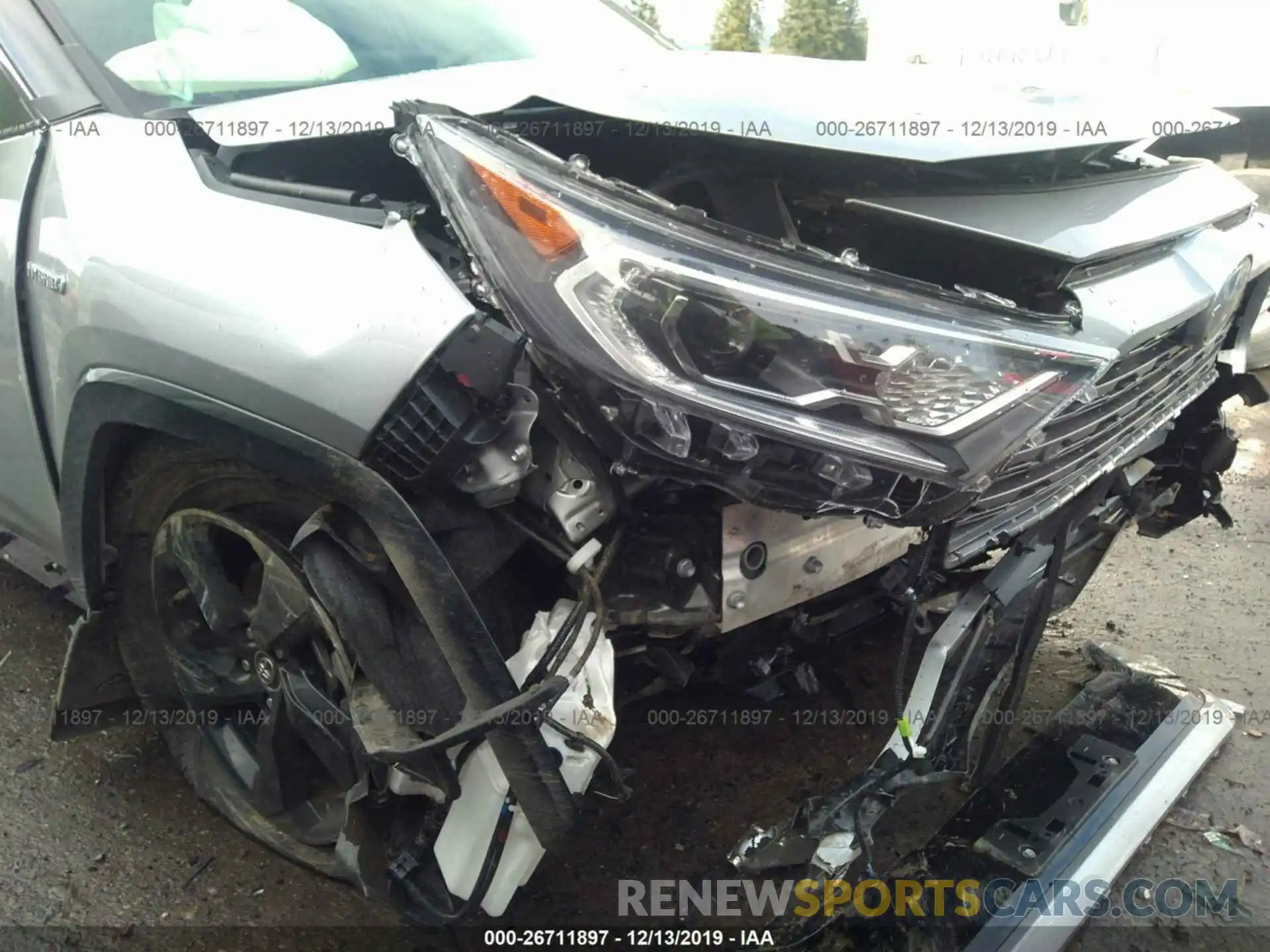 6 Фотография поврежденного автомобиля JTMEWRFV8KJ020277 TOYOTA RAV4 2019