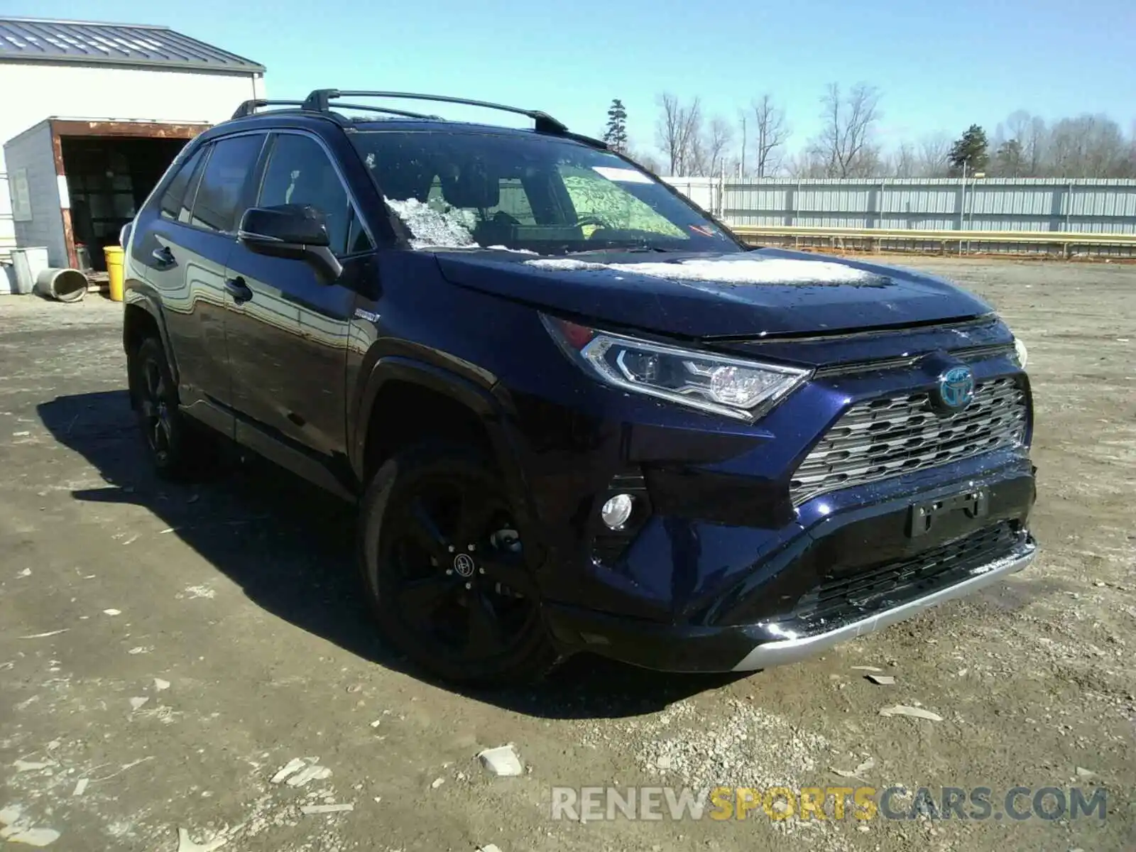 1 Photograph of a damaged car JTMEWRFV9KD506322 TOYOTA RAV4 2019