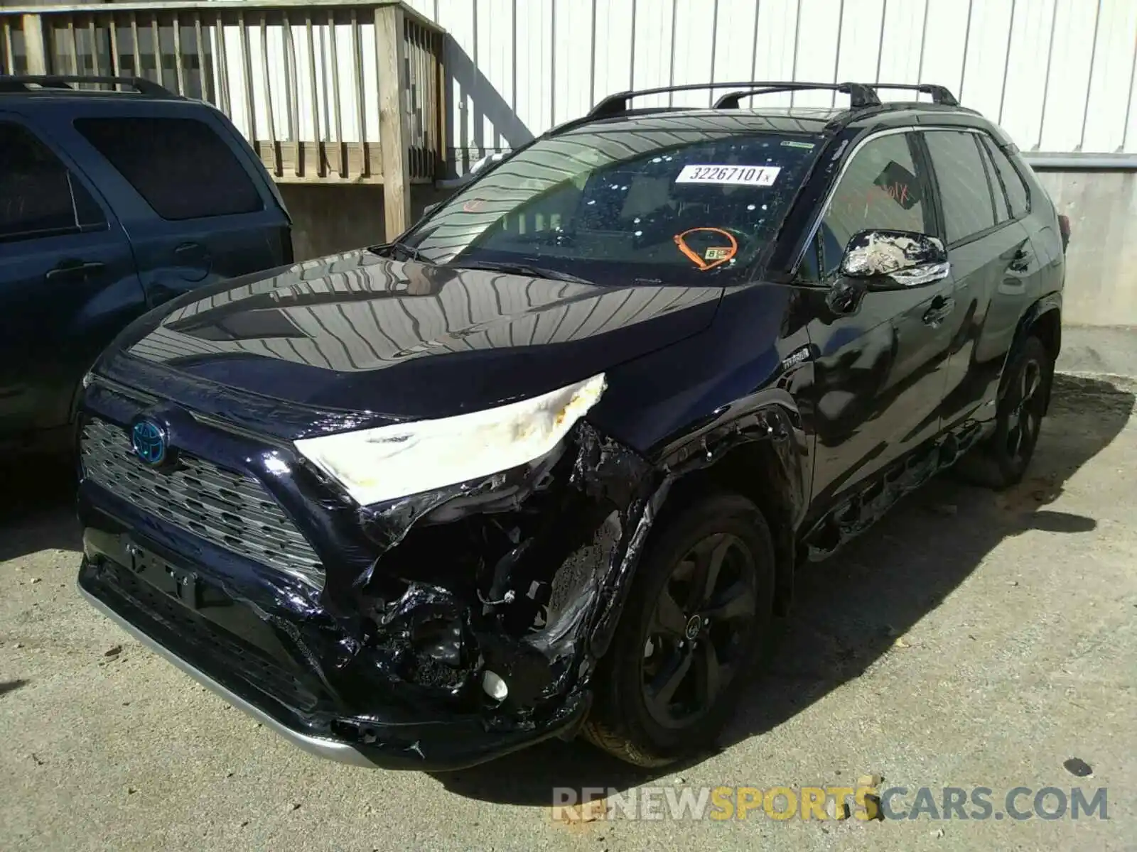 2 Photograph of a damaged car JTMEWRFV9KD506322 TOYOTA RAV4 2019