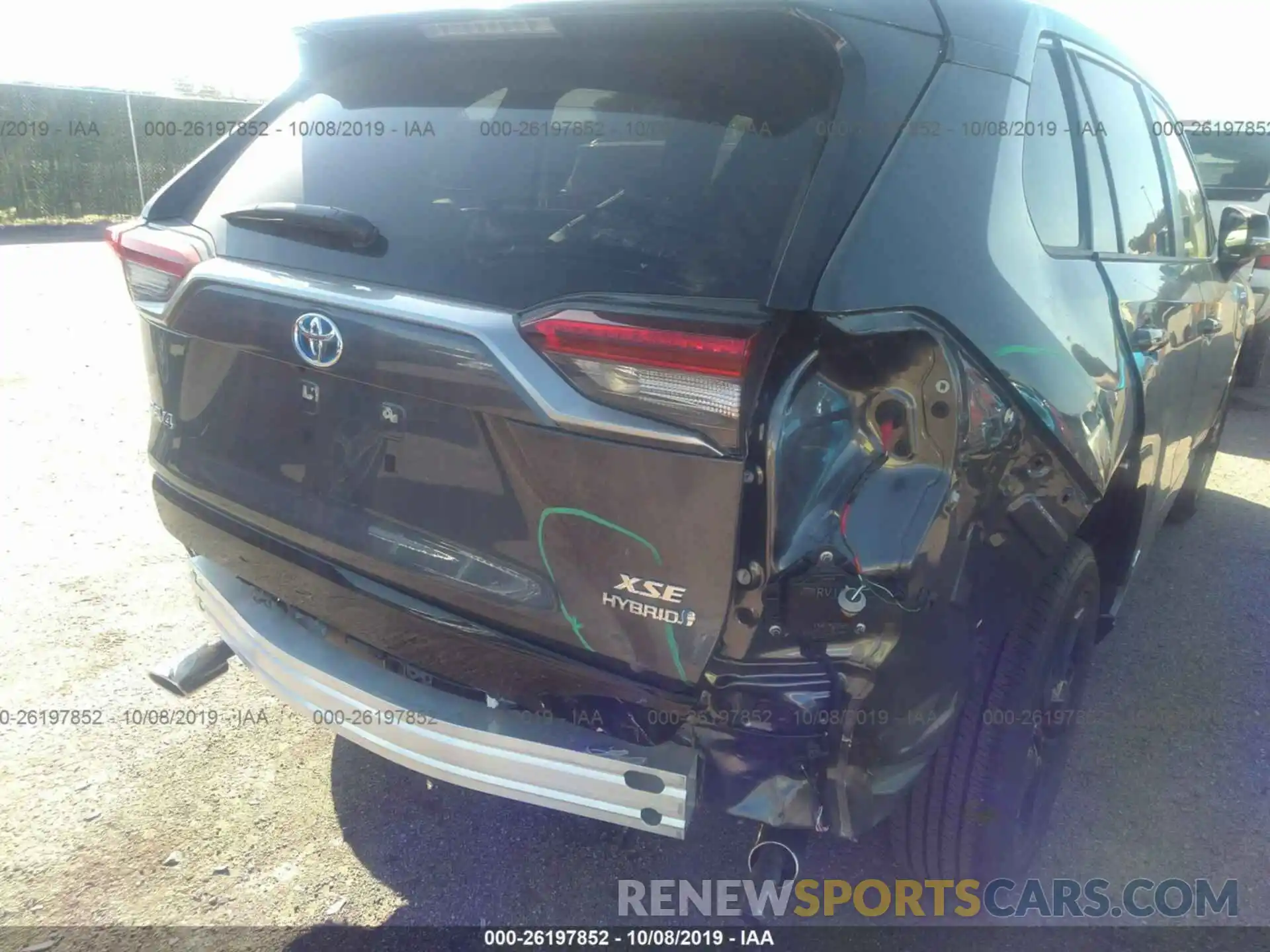 6 Photograph of a damaged car JTMEWRFV9KD508250 TOYOTA RAV4 2019