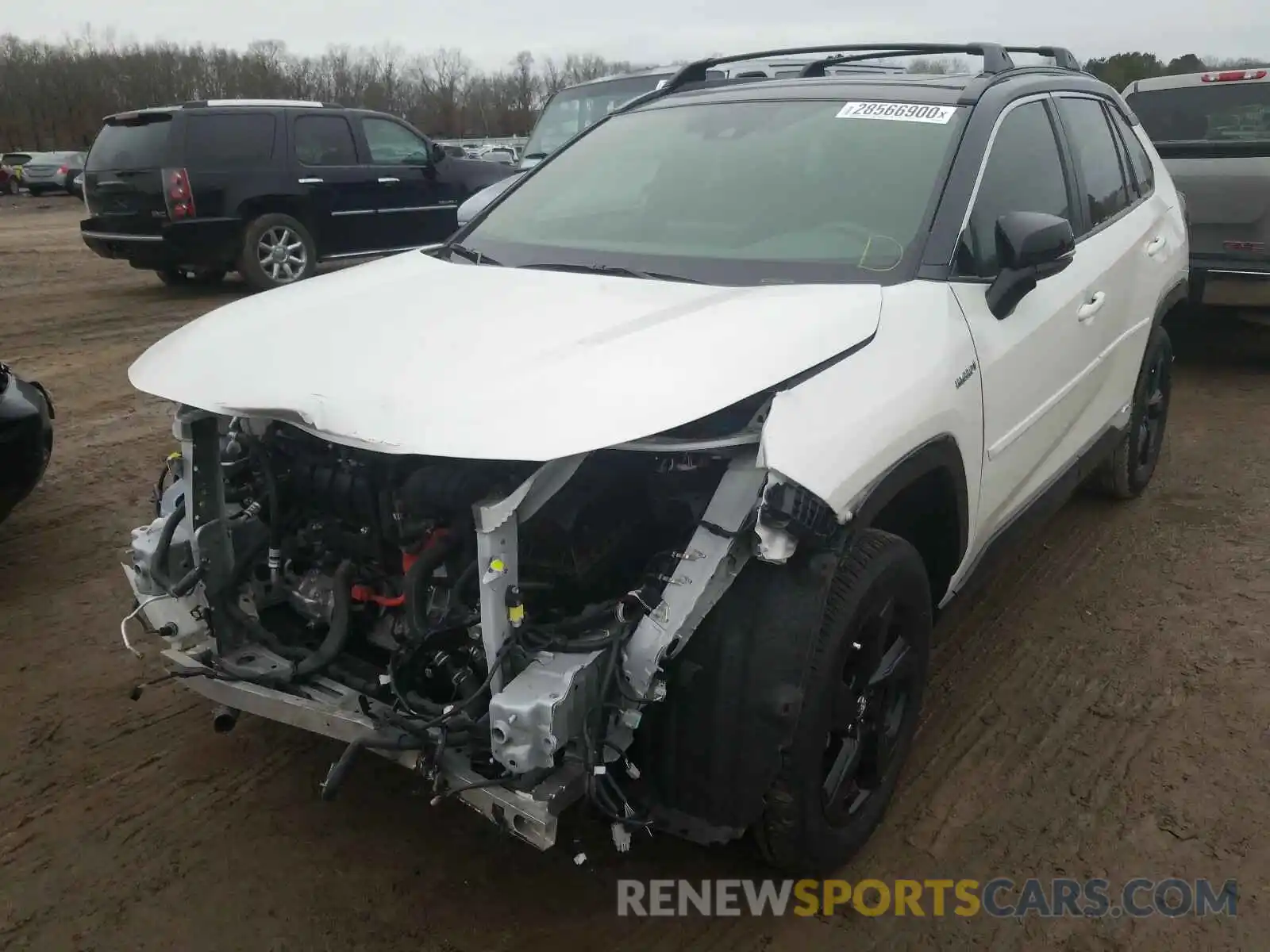 2 Photograph of a damaged car JTMEWRFV9KJ002029 TOYOTA RAV4 2019