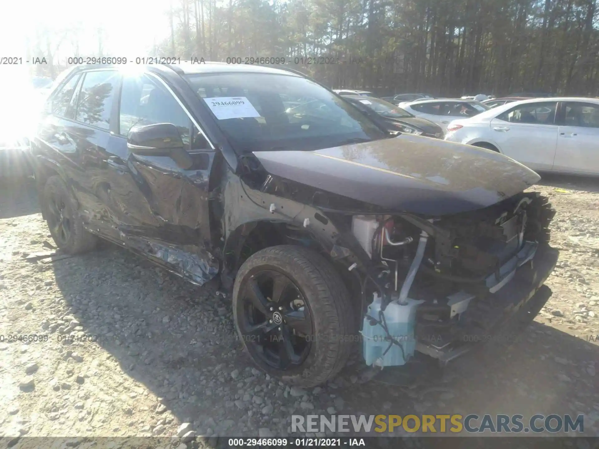 1 Photograph of a damaged car JTMEWRFV9KJ002693 TOYOTA RAV4 2019