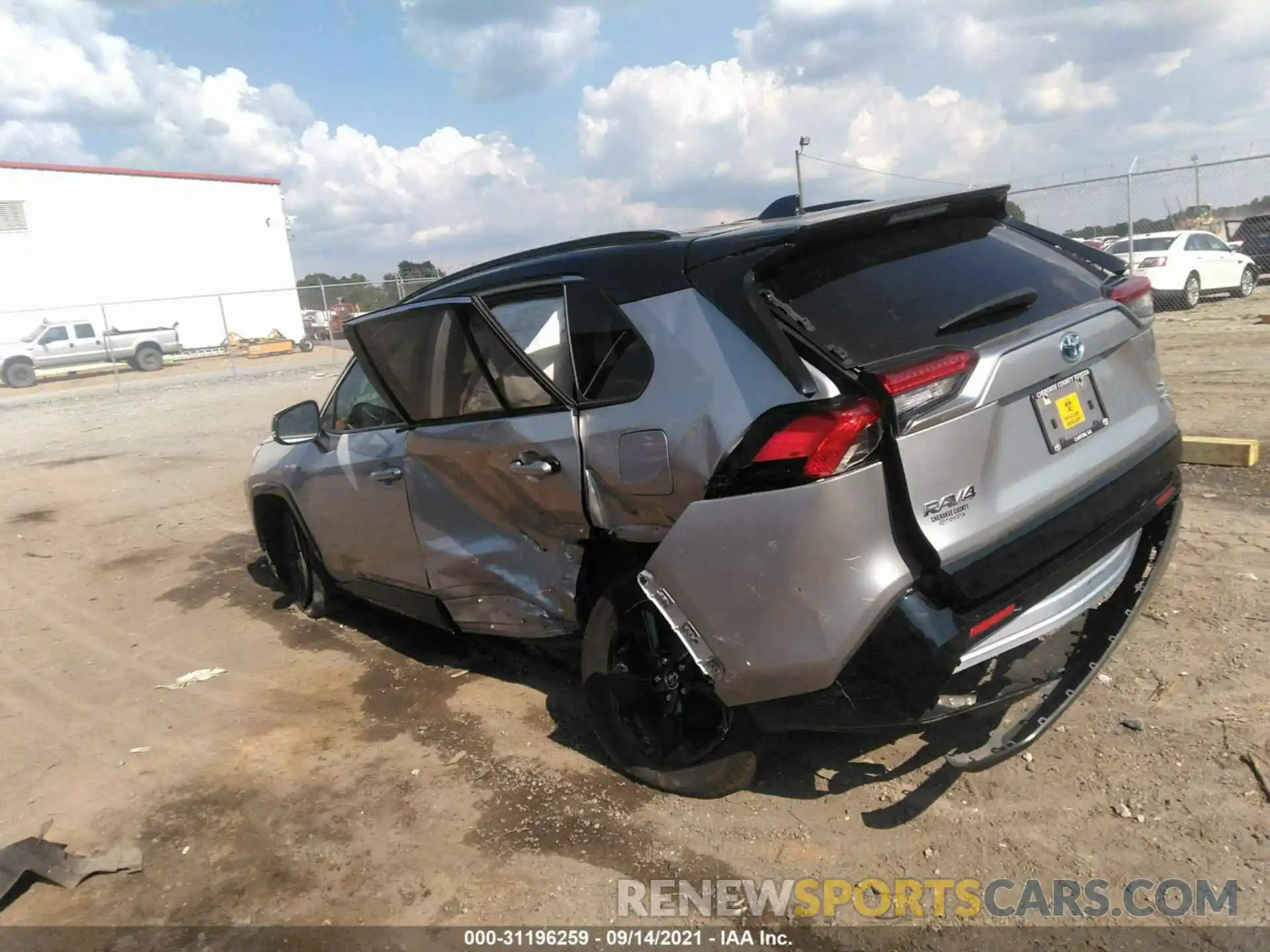 3 Photograph of a damaged car JTMEWRFV9KJ009661 TOYOTA RAV4 2019